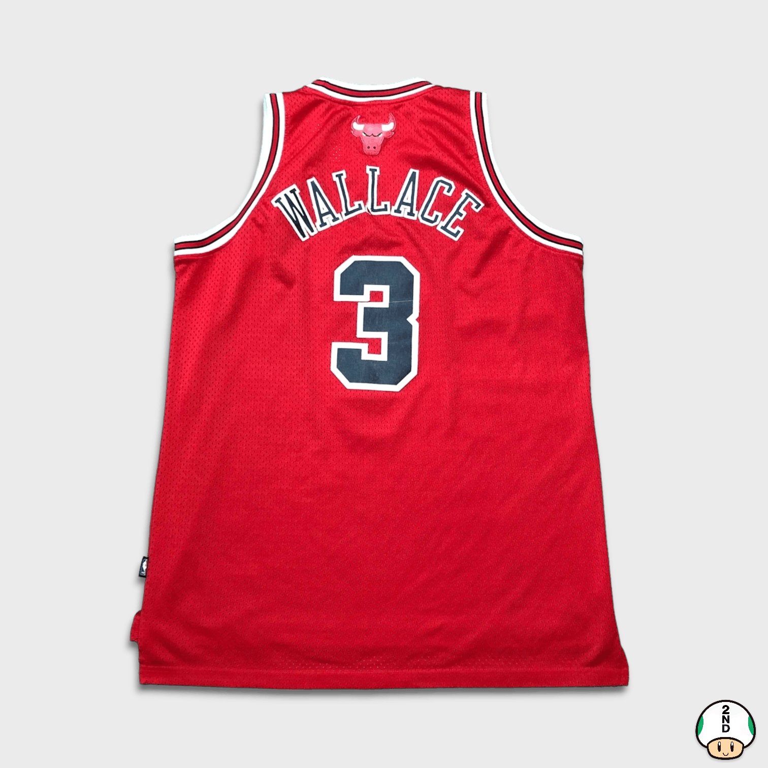 Adidas × NBA × Vintage Vintage Adidas Ben Wallace Chicago Bulls Jersey XL Red NBA Size US XL / EU 56 / 4 - 1 Thumbnail