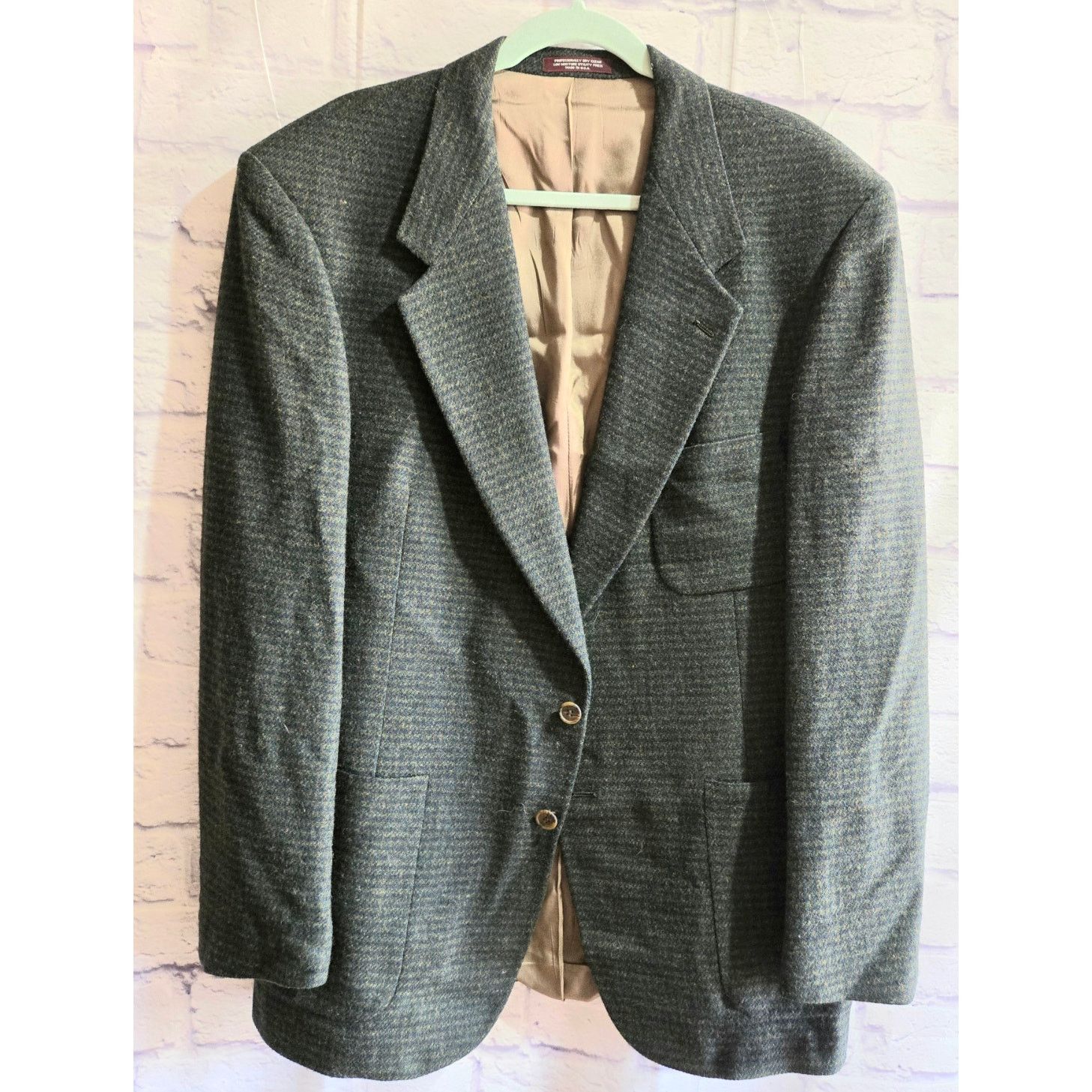 Other Evan-Picone Tlrd for Hechts Mens Store Herringbone Blazer 46 Size US XL / EU 56 / 4 - 1 Thumbnail
