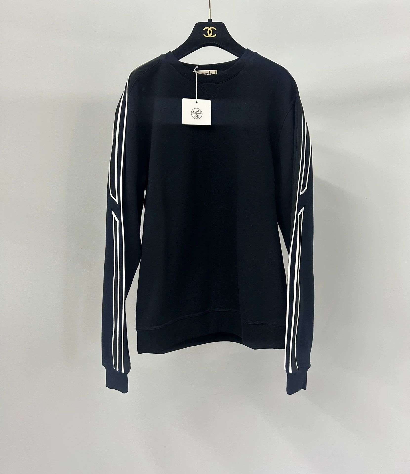 Hermes Men's Blue Knit Sweater - dmc