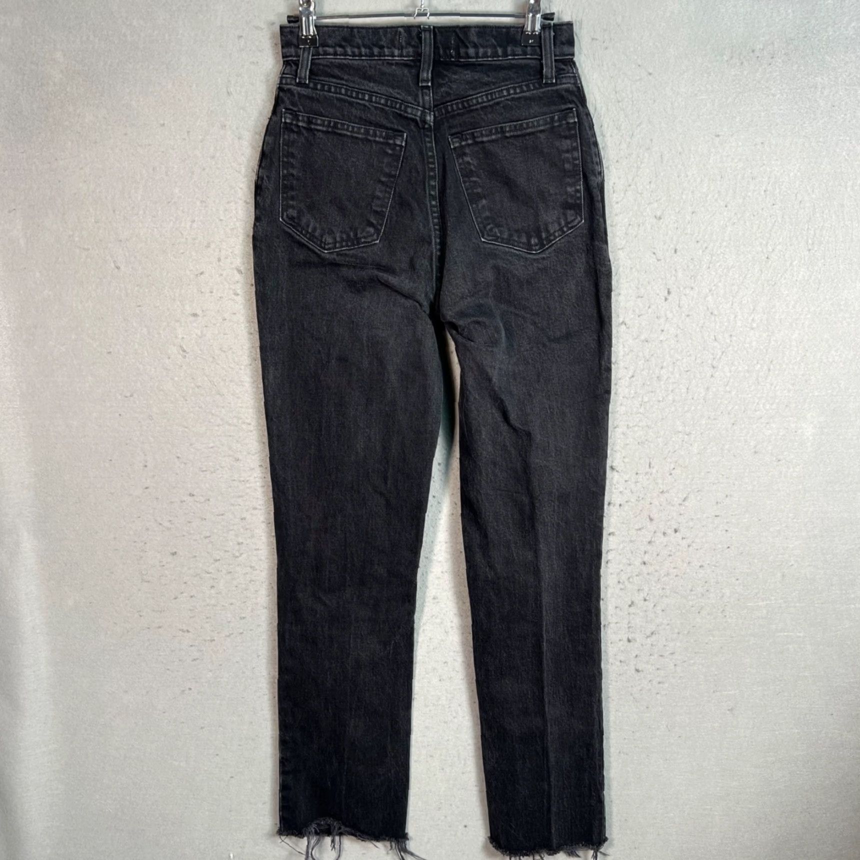Abercrombie & Fitch VINTAGE Abercrombie & Fitch 90s Straight High Rise Jeans Women's Size 25 Black Denim Size 42" / US 20 - 2 Thumbnail