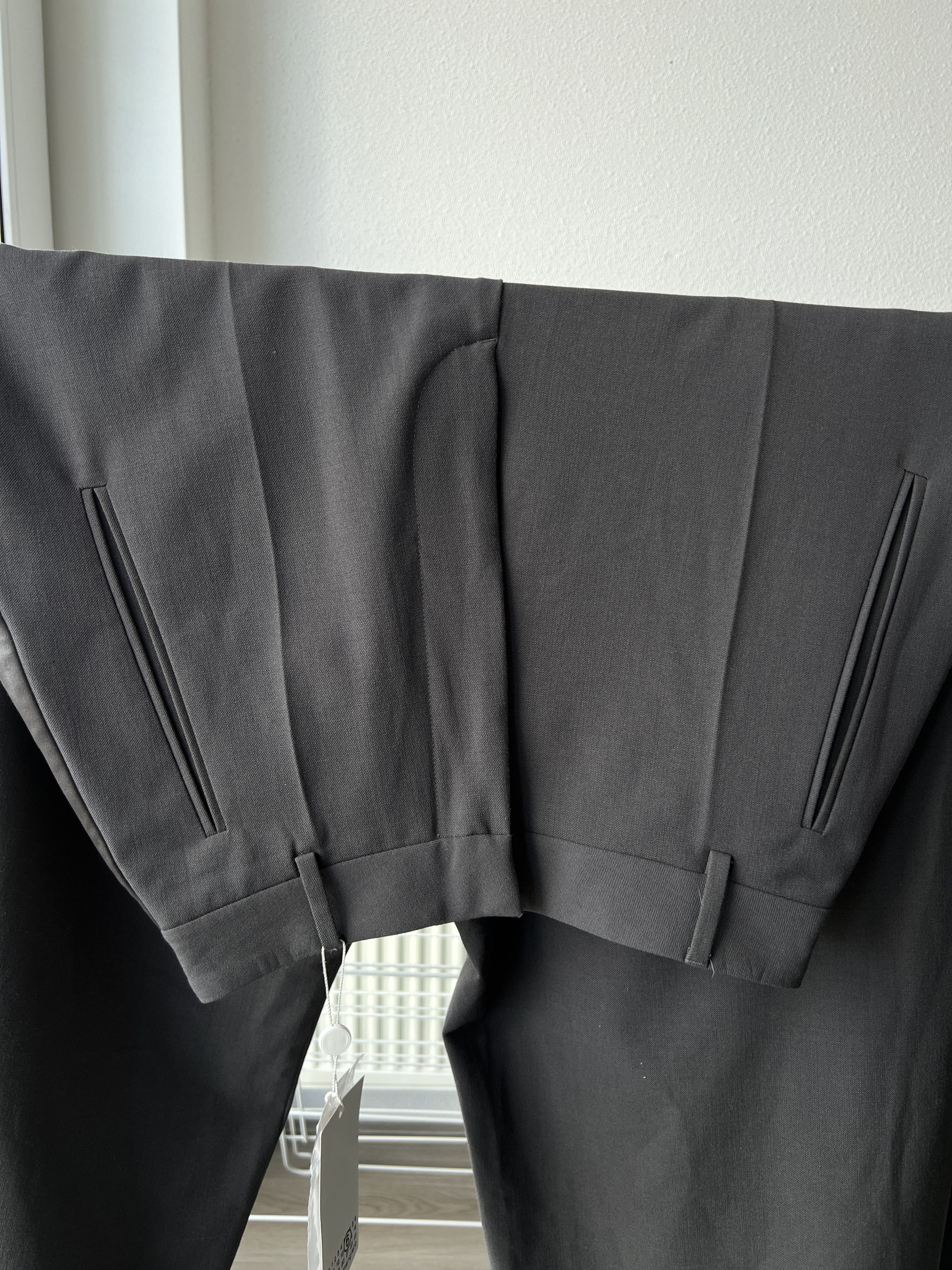 Maison Margiela MM6 Maison Margiela Tailoring Wool Canvas Trousers Grey Size 30" / US 8 / IT 44 - 12 Thumbnail