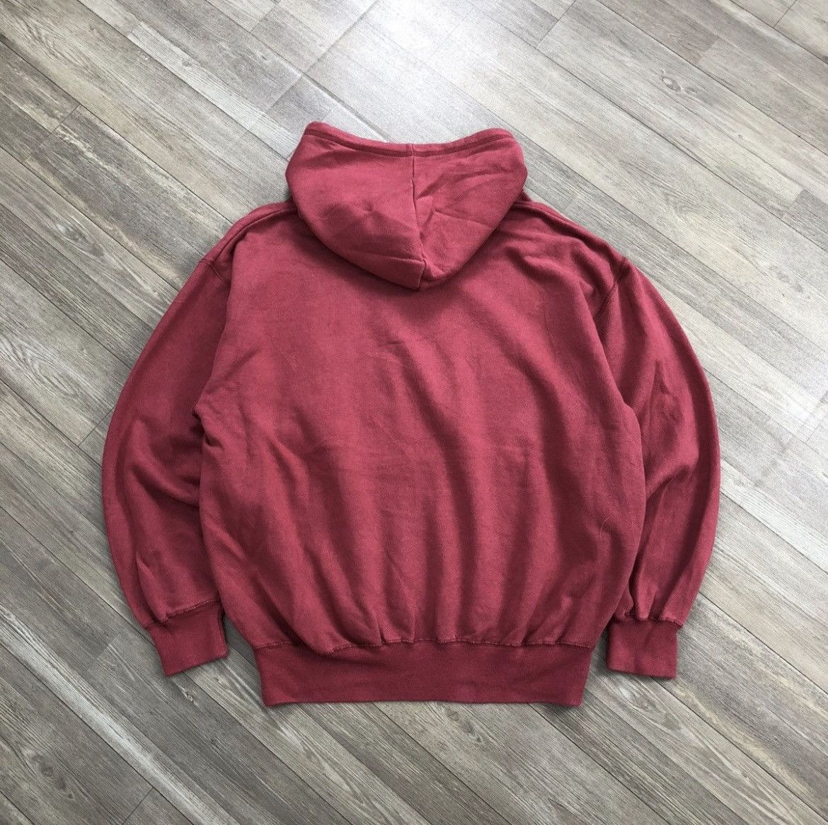 Polo Ralph Lauren 1990s Vintage Polo Ralph Lauren Kswiss Logo Hoodie Red Size US L / EU 52-54 / 3 - 7 Thumbnail
