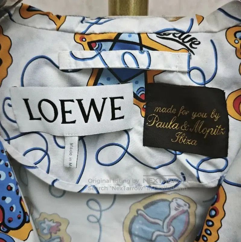 Loewe Loewe White Nylon Jacket with Colorful Print . Size XS / US 0-2 / IT 36-38 - 3 Thumbnail