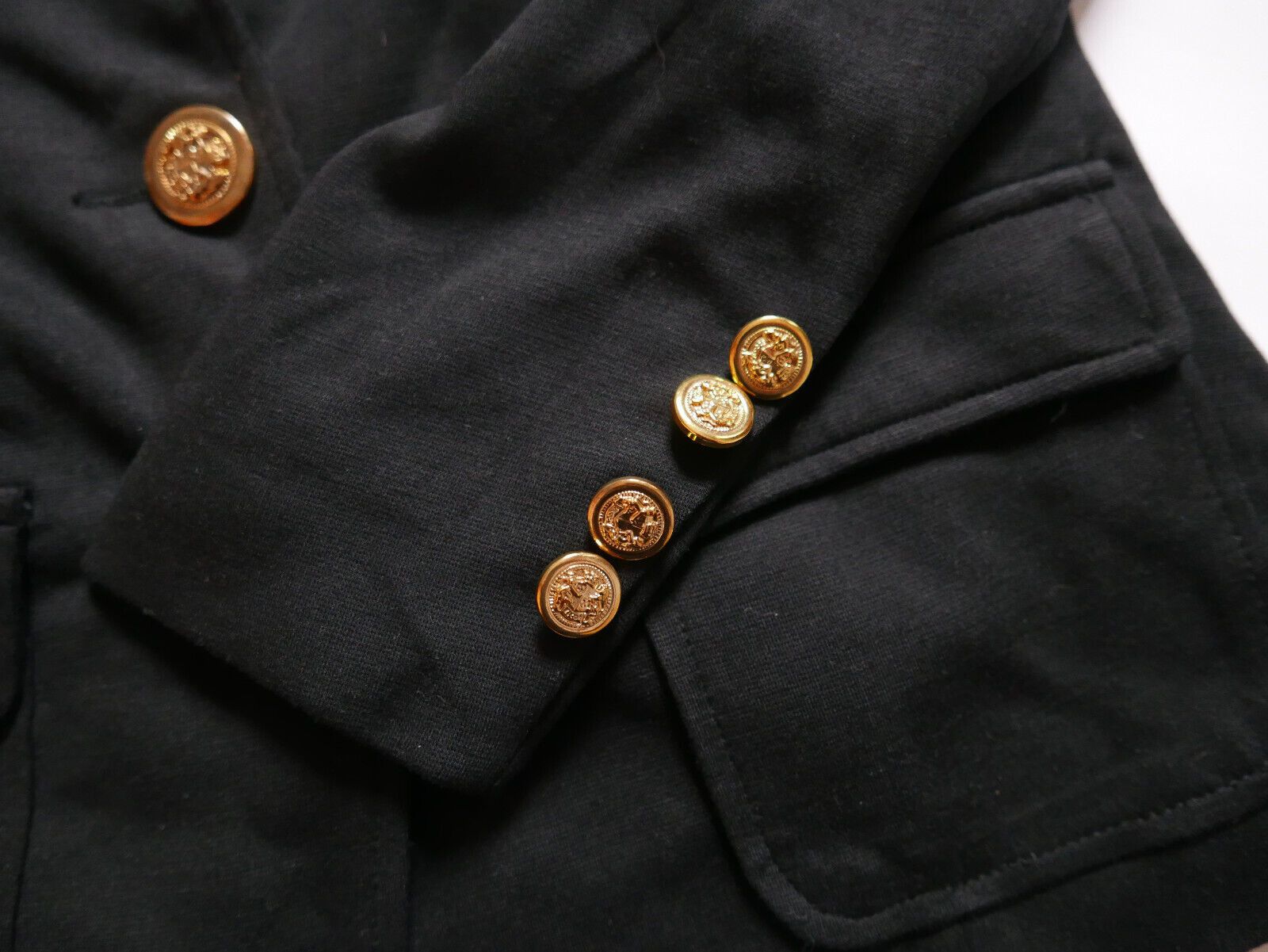 Ralph Lauren Blue Label Ralph Lauren Ble Label Blazer Jacket Coat Crest Black NWT S Size S / US 4 / IT 40 - 5 Thumbnail