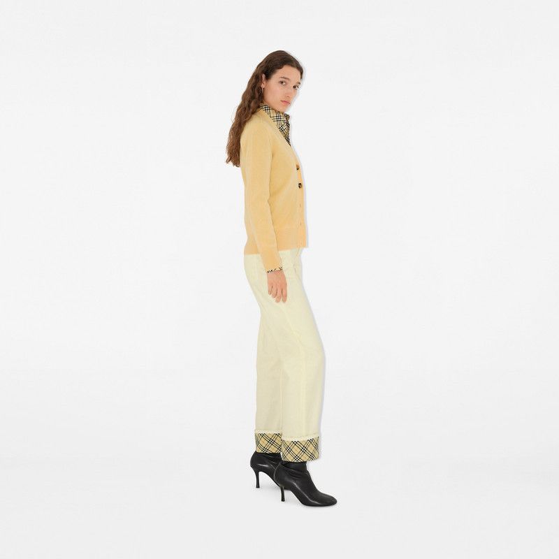 Burberry o1w1db10426 Alpaca Wool Blend Cardigan in Sandstone Size XS / US 0-2 / IT 36-38 - 3 Thumbnail