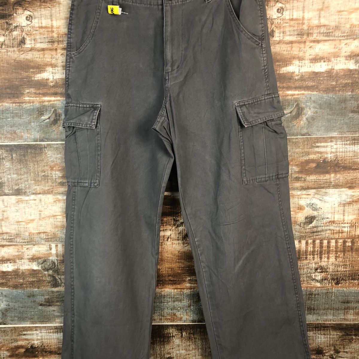 Japanese Brand DL Japanese Brand Gray Cargo Multipocket Pants #C655 Size US 27 - 5 Thumbnail