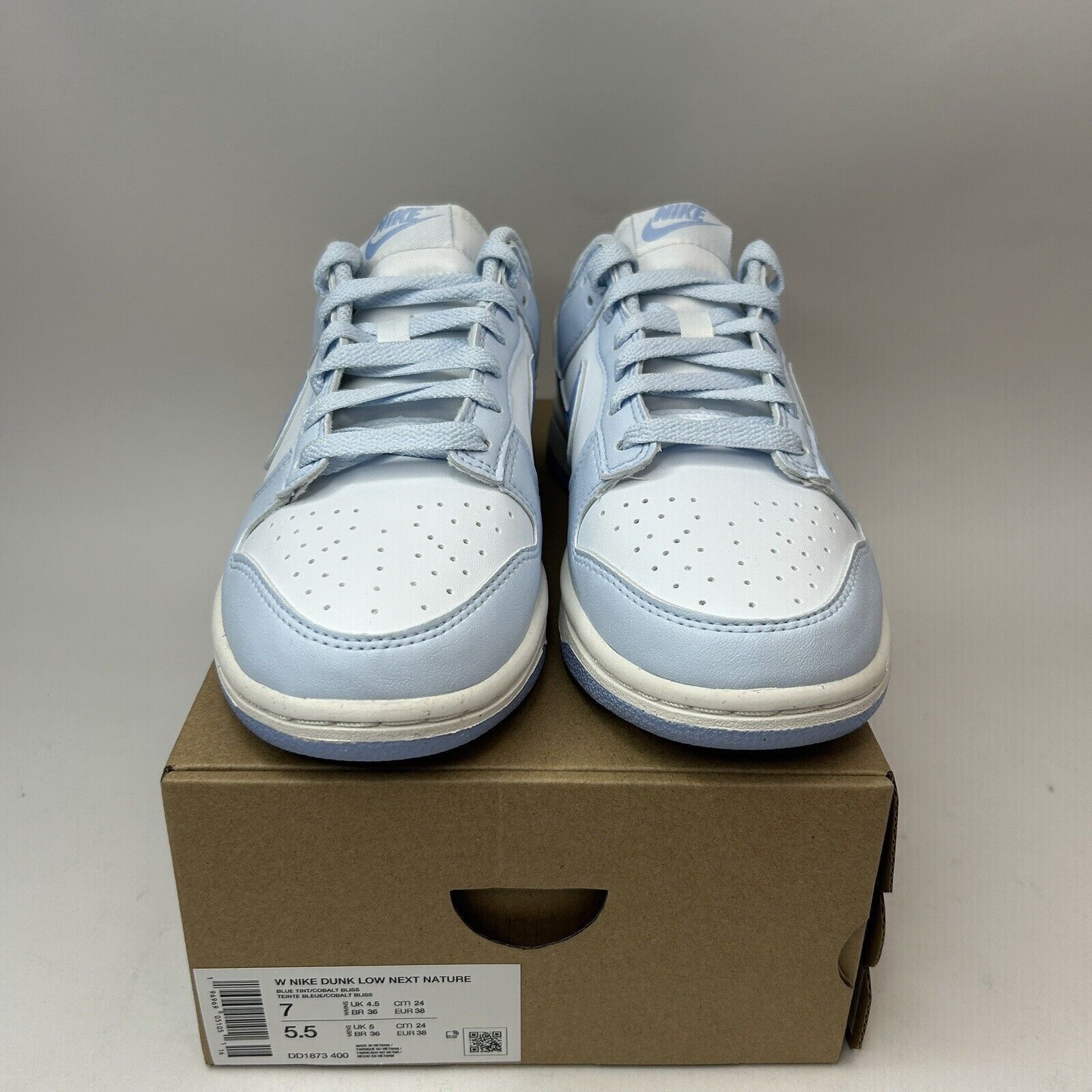 Nike Nike Dunk Low Next Nature WMNS “Blue Tint” 2023 Size US 7 / IT 37 - 2 Thumbnail