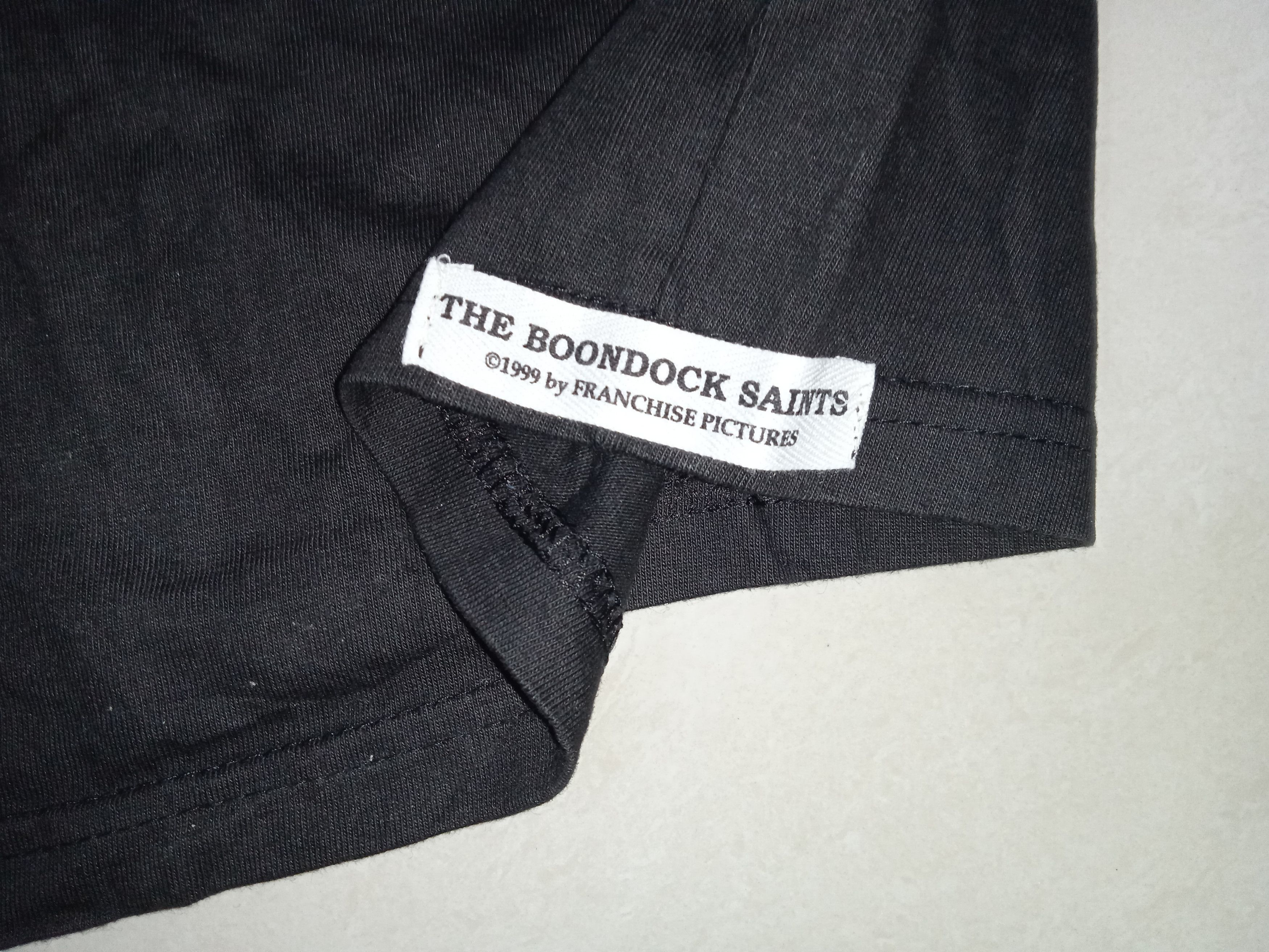Vintage Vintage 90s The Bondoock Saints Aequitas T Shirt 00s 80s Size US L / EU 52-54 / 3 - 3 Thumbnail