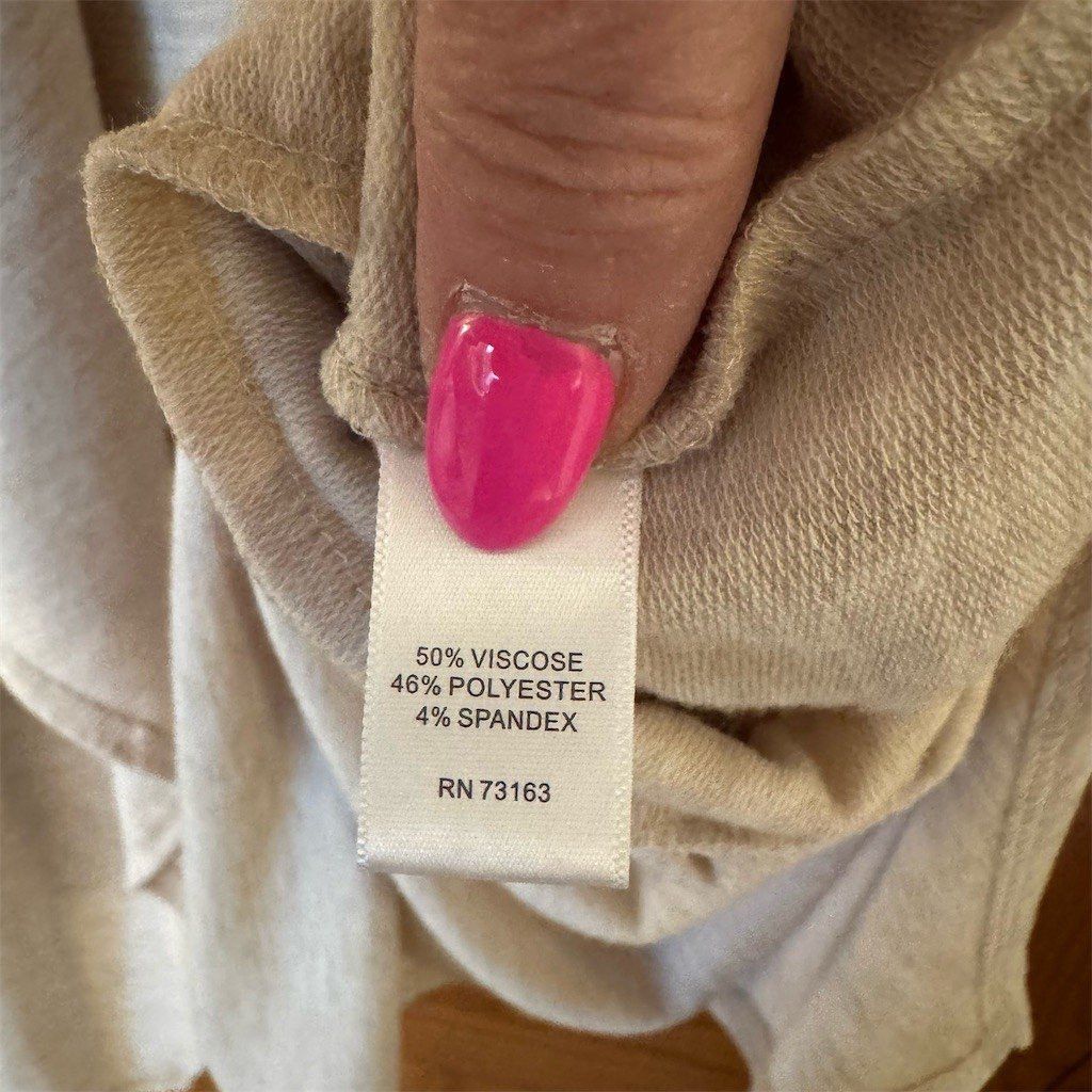 Other Cable & Gauge Sweater Vest Womens 1X XL Beige Sleeveless Op Size XL / US 12-14 / IT 48-50 - 6 Thumbnail