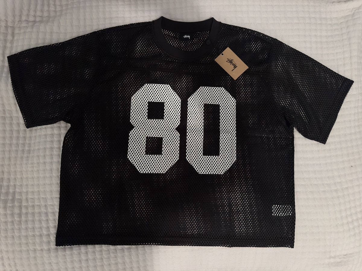Stussy STUSSY TEAM 80 JERSEY BLACK | Grailed