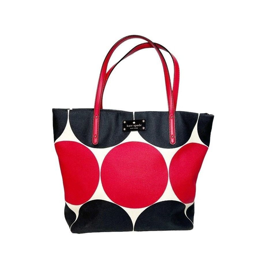 Kate Spade Kate Spade Deborah Dot Bon Shopper Tote Handbag - PreOwned Size ONE SIZE - 1 Thumbnail