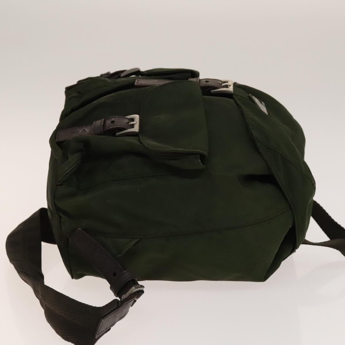 Prada PRADA Backpack Nylon Green Silver Size ONE SIZE - 4 Thumbnail