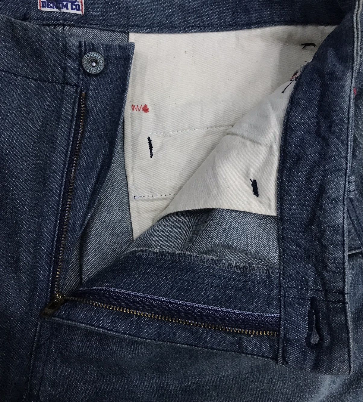 Japanese Brand × Vintage Vintage Hectic Mad Made In Japan Denim Pants Size US 36 / EU 52 - 12 Thumbnail