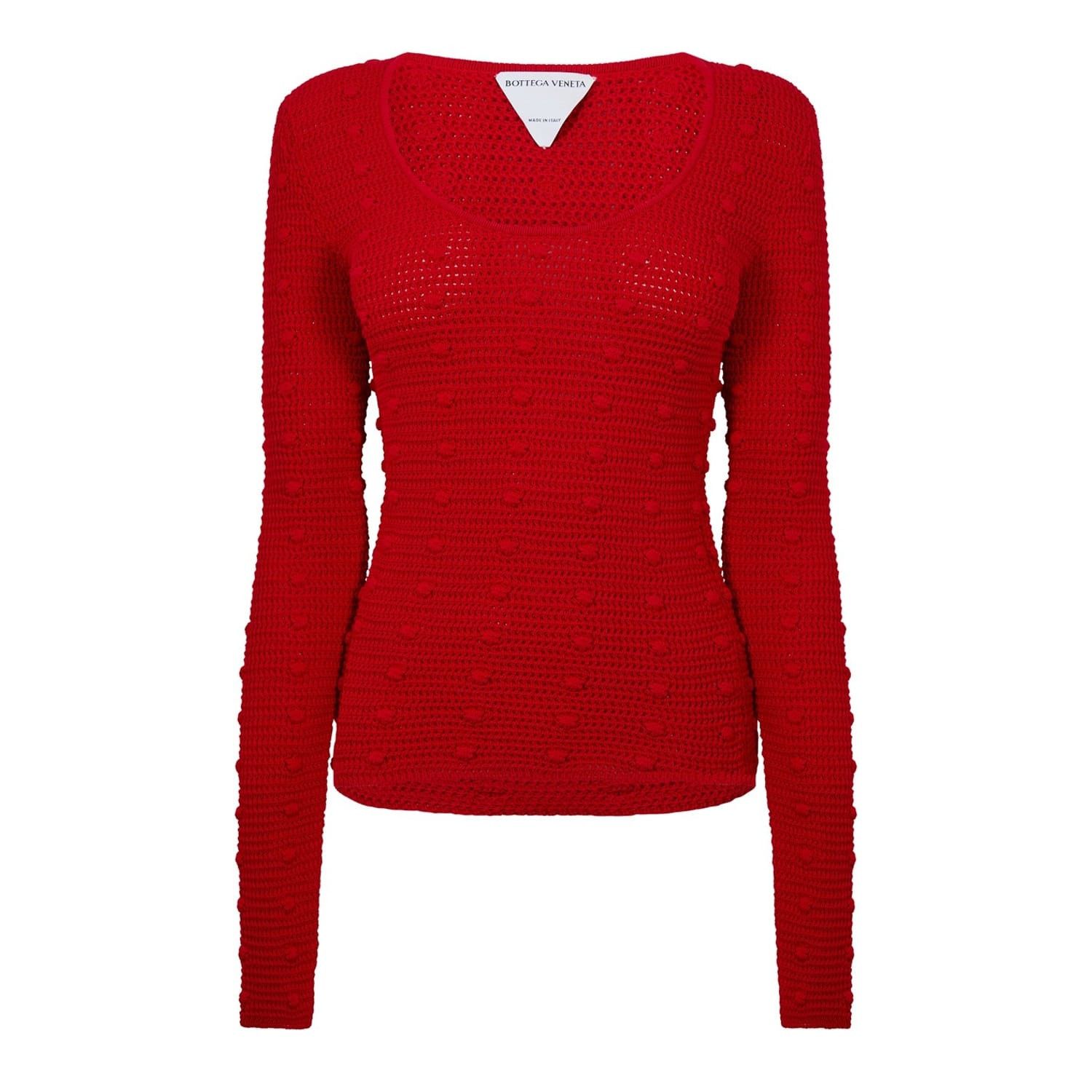 Bottega Veneta Bottega Veneta Scoop Neck Regular Fit Sweater in Multi Size M / US 6-8 / IT 42-44 - 2 Thumbnail