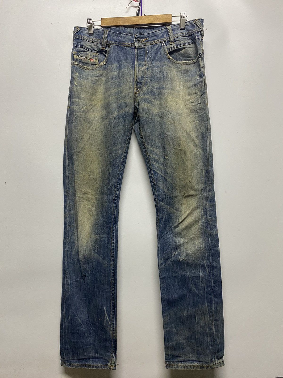 Diesel Vintage Diesel Industry Paddom Distressed Denim Jeans Size US 34 / EU 50 - 1 Thumbnail