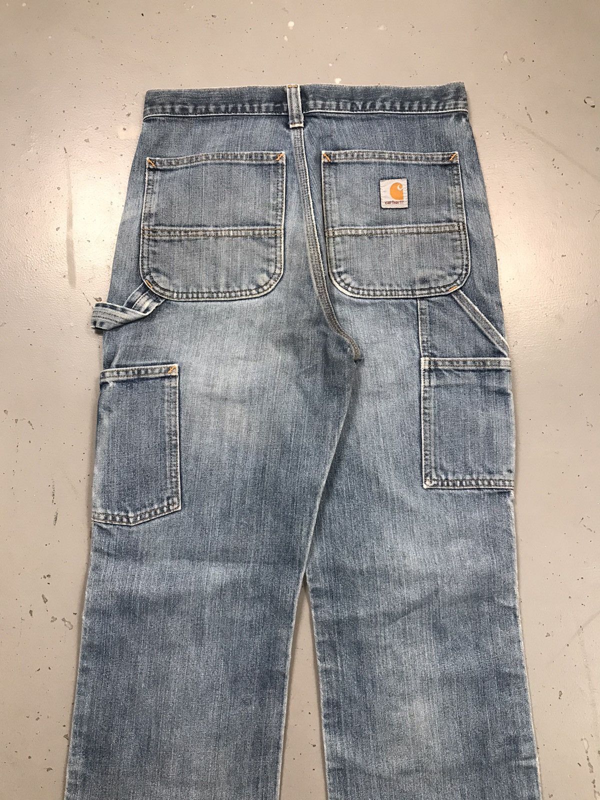 Carhartt Vintage Carhartt double knee distressed workwear denim Size US 30 / EU 46 - 13 Thumbnail
