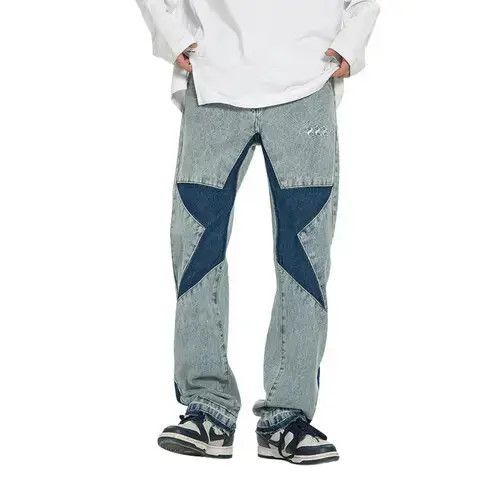 Other STAR Embroidery Stacked Denim Jeans Size US 32 / EU 48 - 2 Thumbnail