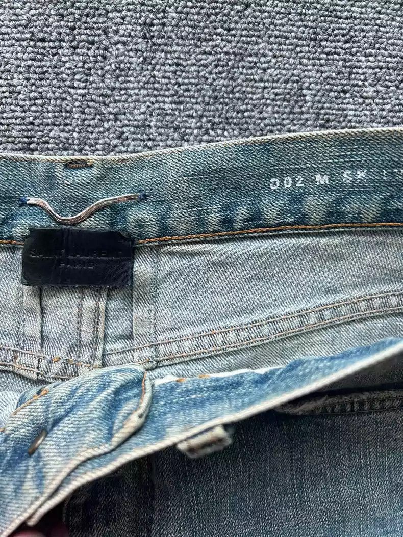 Saint Laurent Paris Saint Laurent Paris 15ss washed light blue four cut jeans-2 Size US 30 / EU 46 - 3 Thumbnail