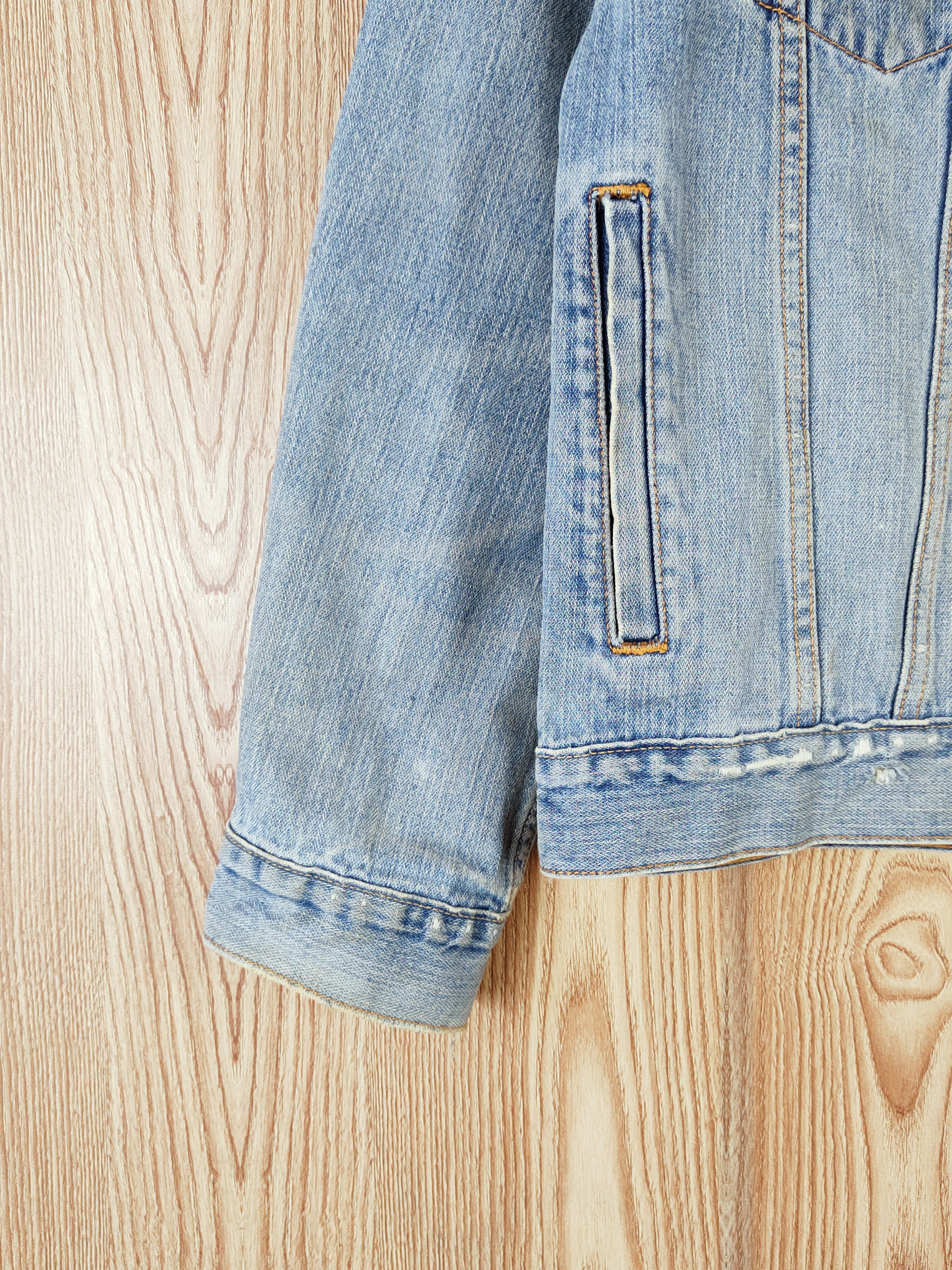 Levi's DL Levi's vintage faded Blue Denim Jackets #W572 Size L / US 10 / IT 46 - 5 Thumbnail