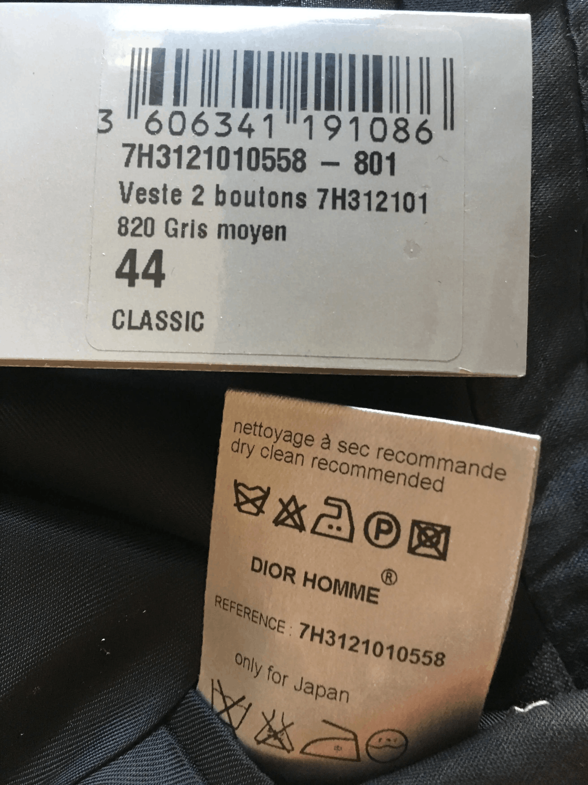 Dior AW07 NAVIGATE Runway Satin Trim Hedi Size 44R - 10 Thumbnail