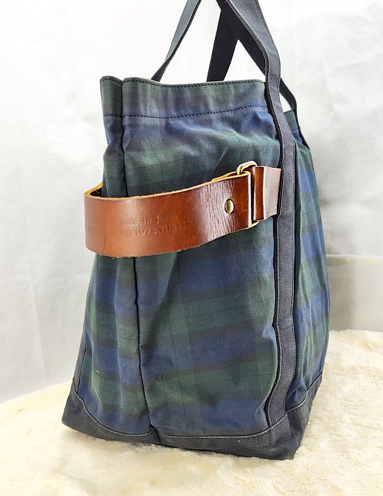 Japanese Brand SUOLO by MARINEDAY check big tote bag Size ONE SIZE - 3 Thumbnail