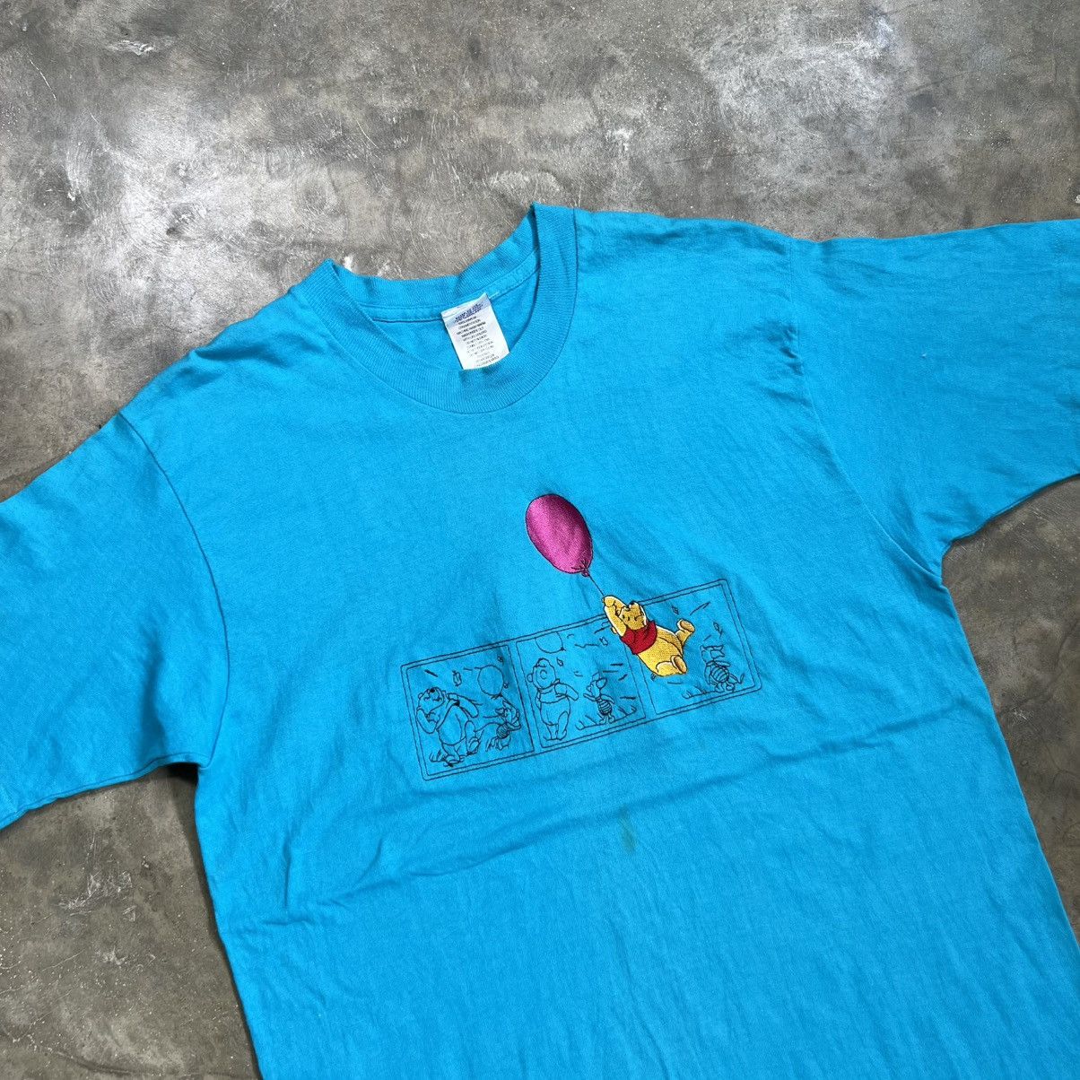 Disney 1990s Winnie the Pooh Embroidery Shirt Size US M / EU 48-50 / 2 - 2 Thumbnail