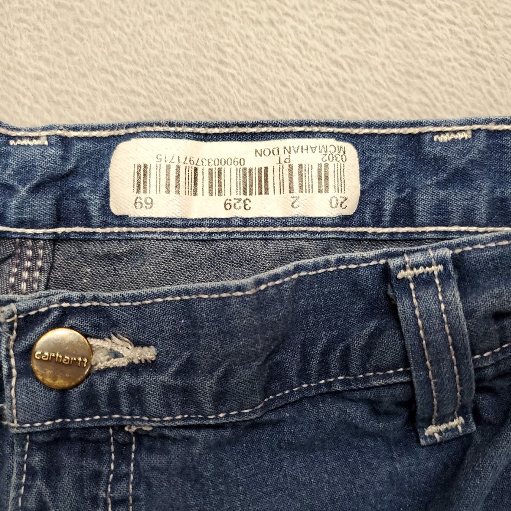 Carhartt Carhartt Jeans Men 38x32 Blue FR Flame-Resistant Denim Straight Leg Pants Size US 38 / EU 54 - 5 Thumbnail