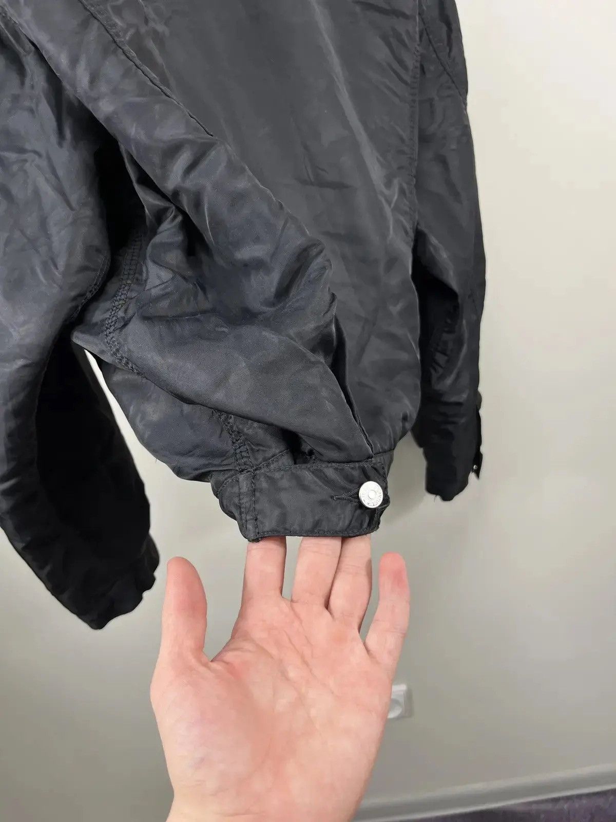 Diesel × Vintage Vintage Diesel 90s Rare Nylon Leather Avant Garde Jacket Size US L / EU 52-54 / 3 - 12 Thumbnail