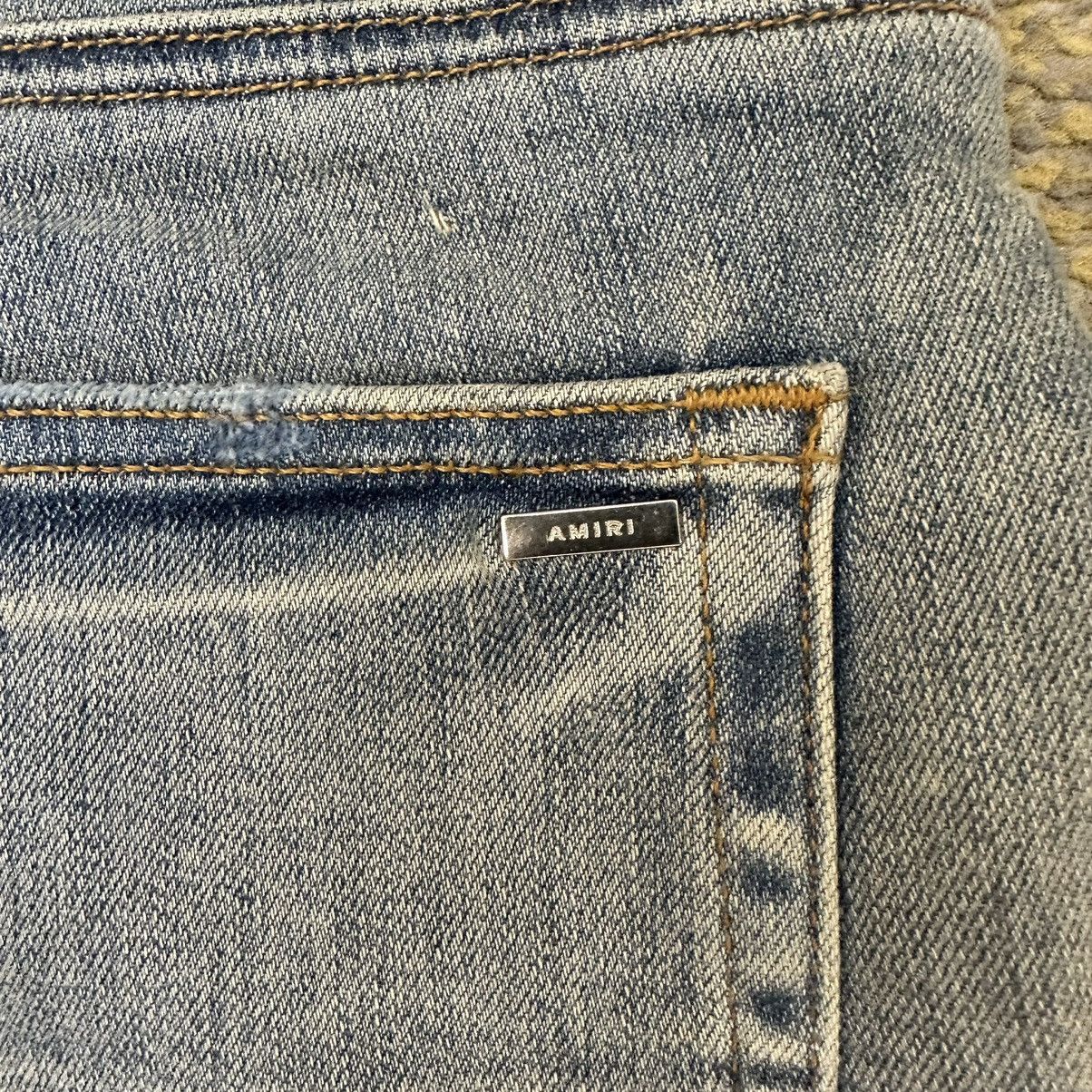 Amiri Amiri Velvet Pj MX2 Jean Clay Indigo Blue Size 36 Size US 36 / EU 52 - 6 Thumbnail