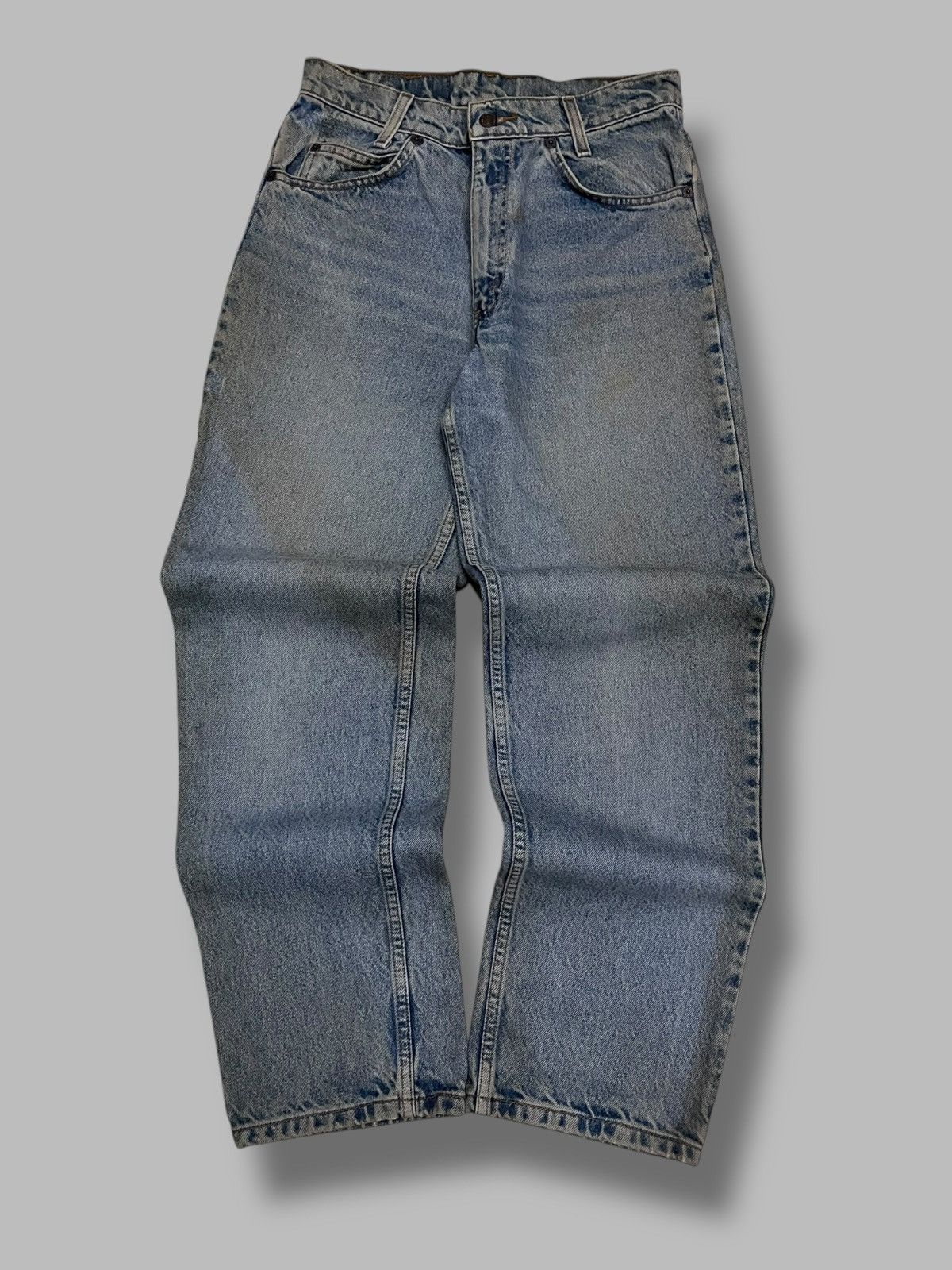 Levi's Vintage Clothing Vintage 1990s Levis Usa 550 Style Distressed Dirt Denim Size US 28 / EU 44 - 1 Thumbnail