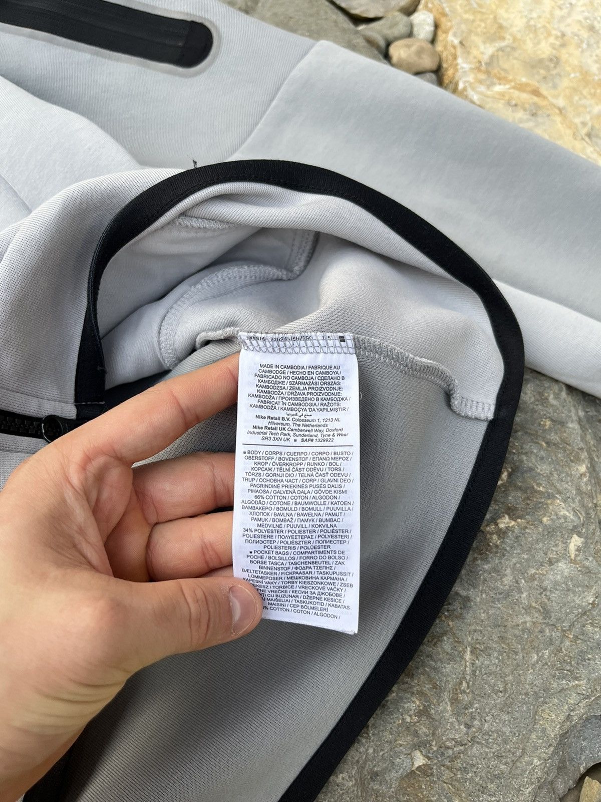 Nike rare Nike tech fleece light grey hype zip hoodie sweatshirt Size US M / EU 48-50 / 2 - 17 Thumbnail
