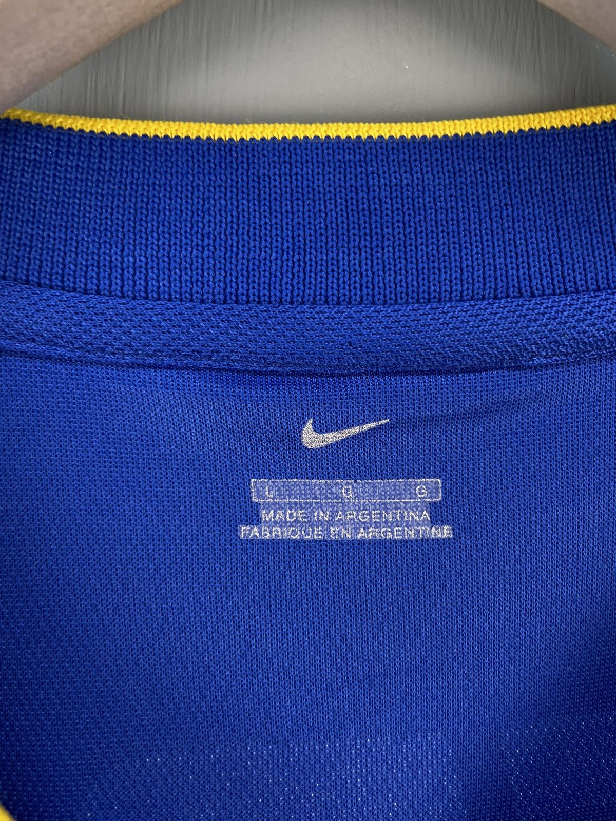 Nike Vintage Boca Juniors 02-03 Pepsi Nike Dri-fit jersey Size US L / EU 52-54 / 3 - 7 Thumbnail