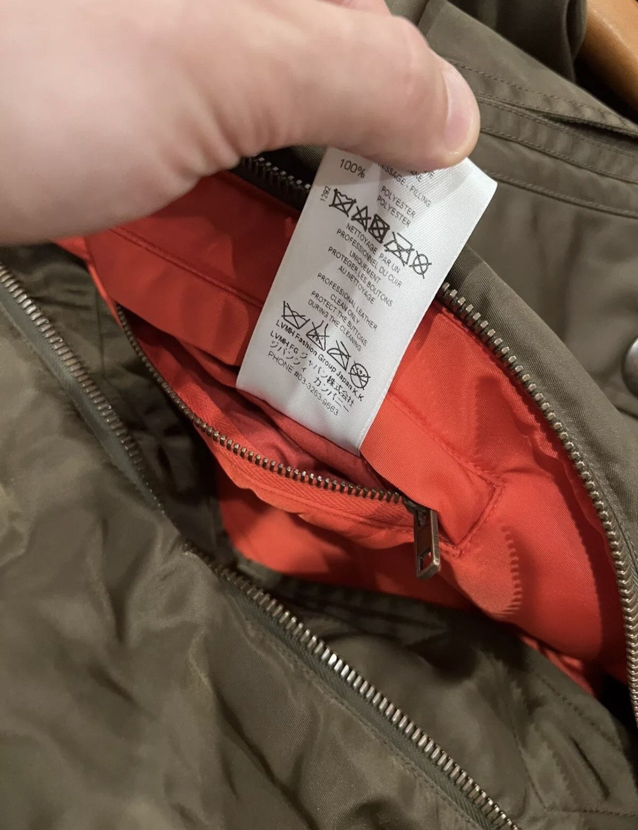 Givenchy GIVENCHY Padded Bomber Brown Leather Sleeves Size 50 $4200 Size US M / EU 48-50 / 2 - 5 Thumbnail