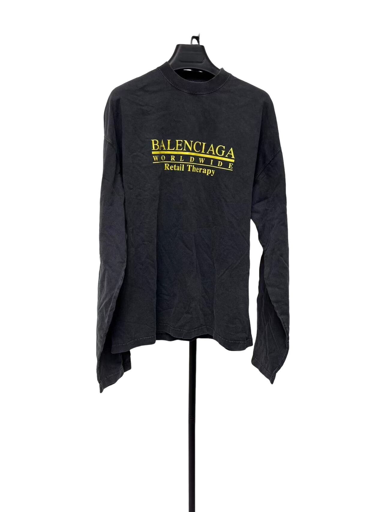 Balenciaga Balenciaga Retail Therapy Long Sleeve T-Shirt 2 Size US M / EU 48-50 / 2 - 1 Thumbnail