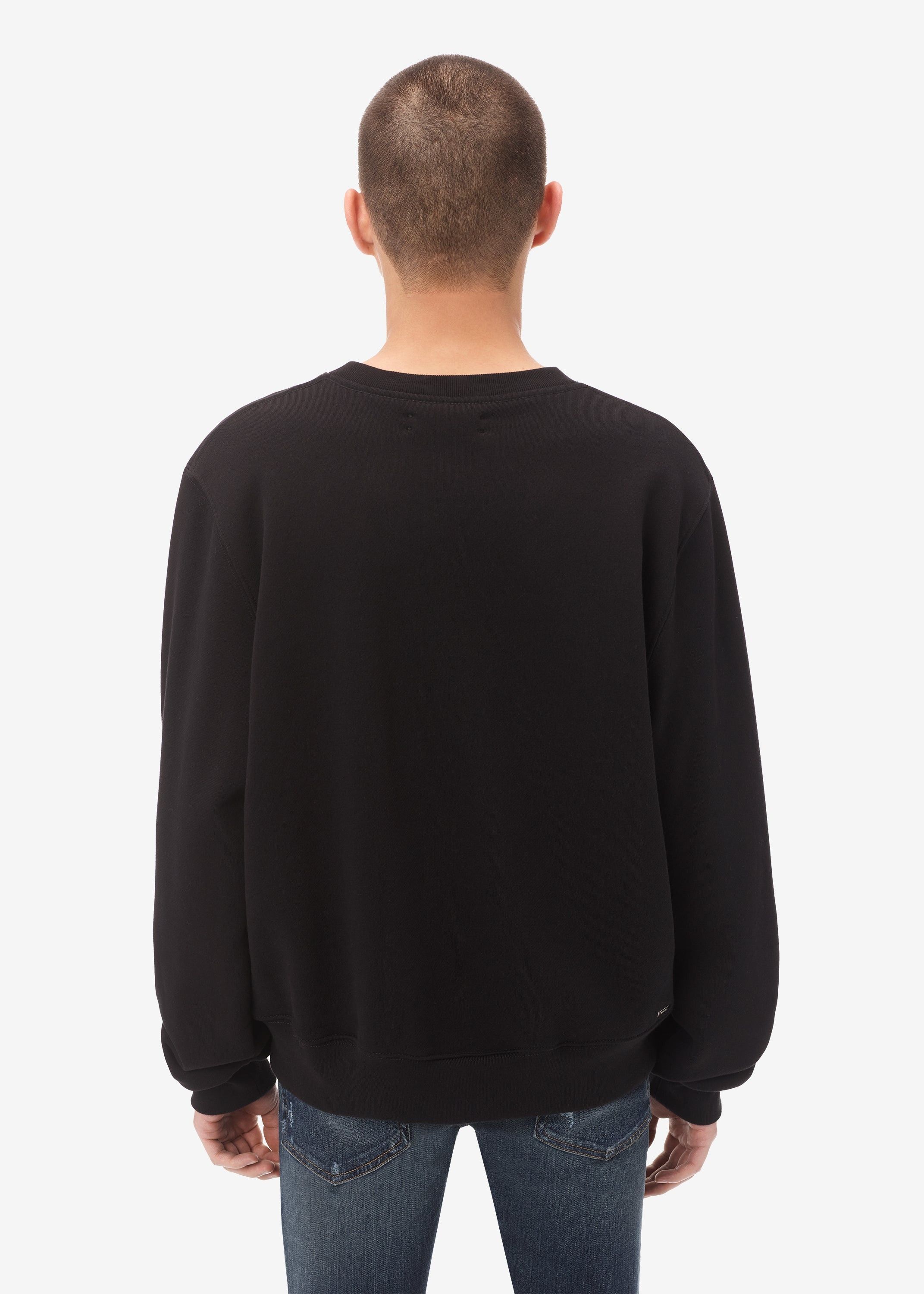 Amiri o1w1db11224 Core Logo Sweatshirt in Black Size US L / EU 52-54 / 3 - 4 Thumbnail