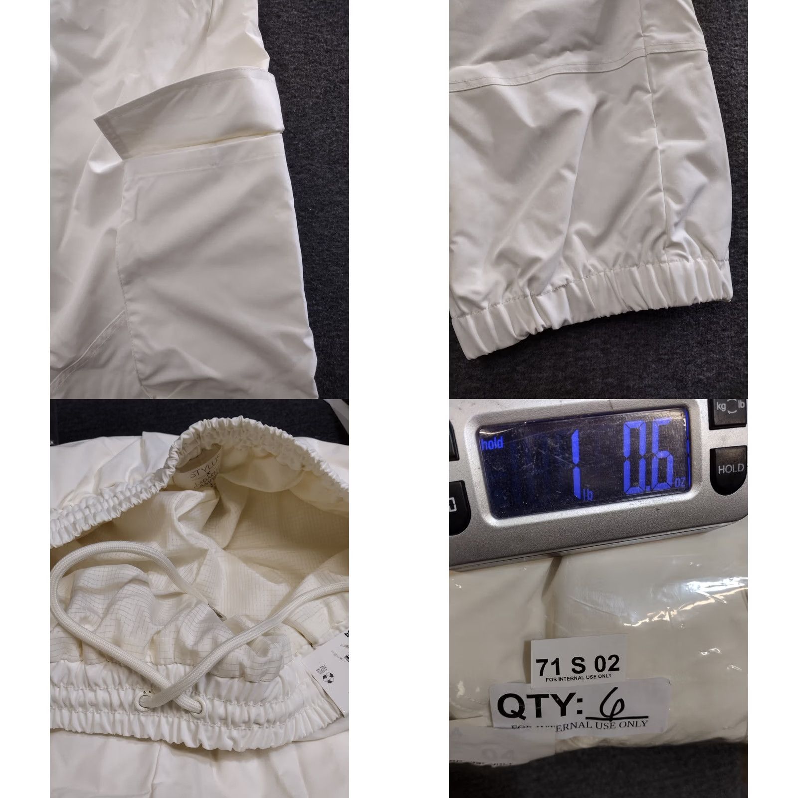 Vintage Stylus Ladarius Campbell Cargo Pants Men Adjustable Stretch Ivory Size L Size US 33 - 8 Thumbnail