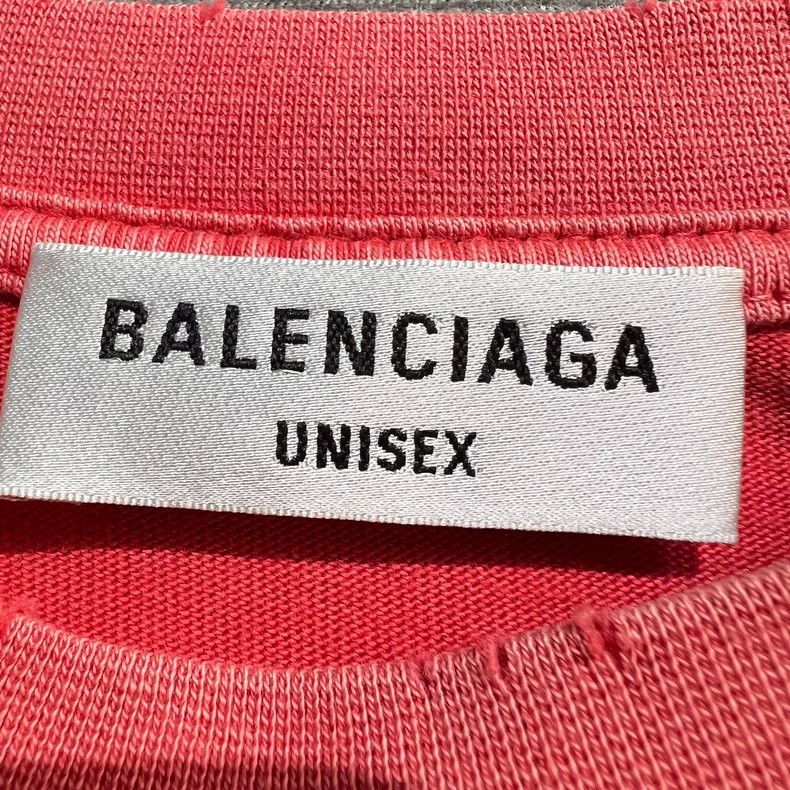 Balenciaga Balenciaga Orange washed to make old logo short sleeves. Size US S / EU 44-46 / 1 - 4 Thumbnail