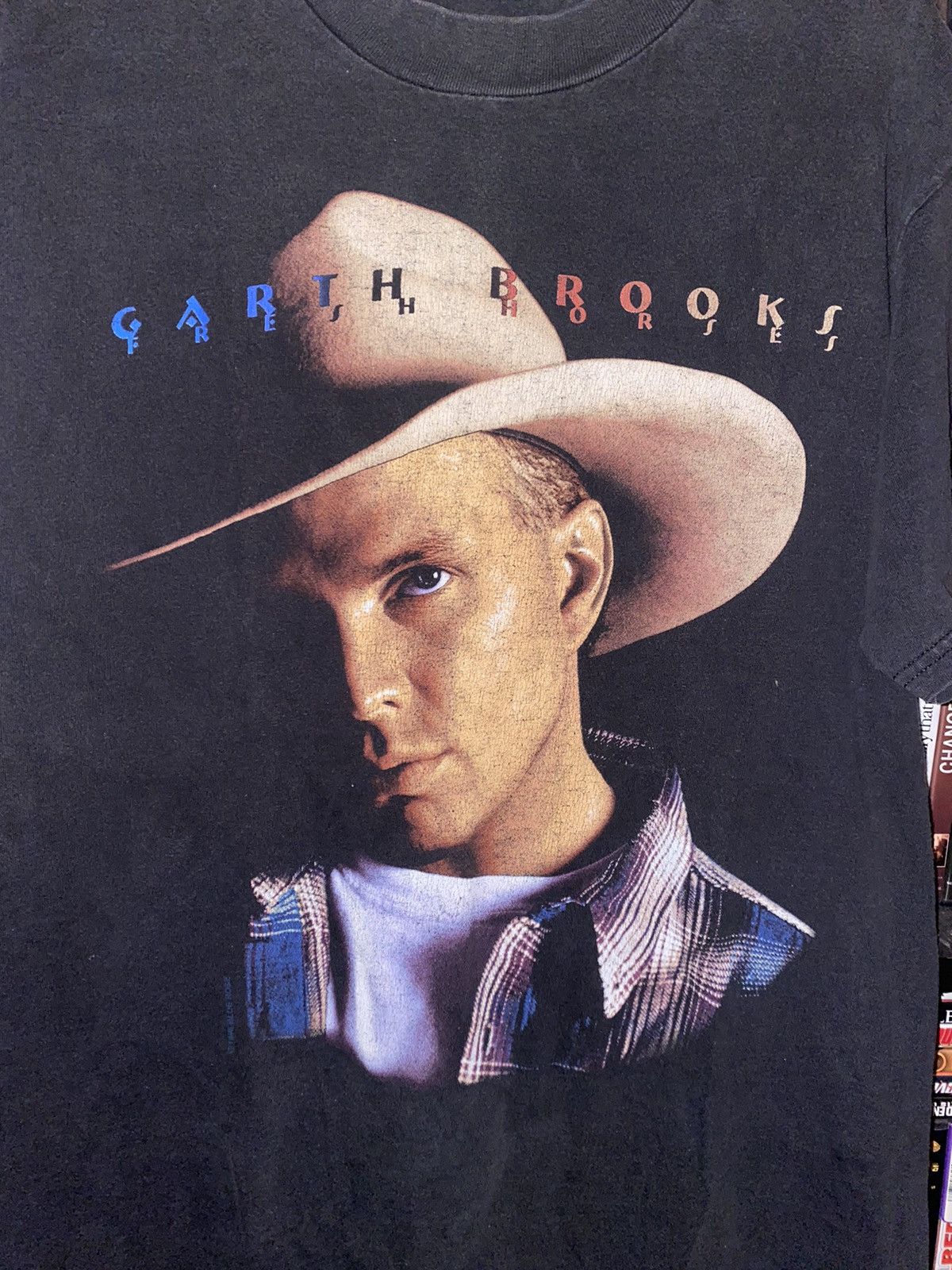 Band Tees × Vintage Vintage Garth Brooks tee Size US M / EU 48-50 / 2 - 2 Thumbnail