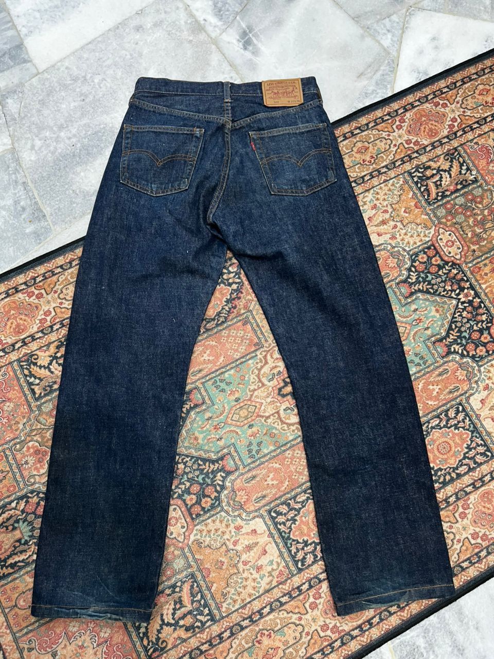 Levi's Vintage Clothing LVC 502 Big E Selvedge Jeans Size US 31 - 5 Thumbnail