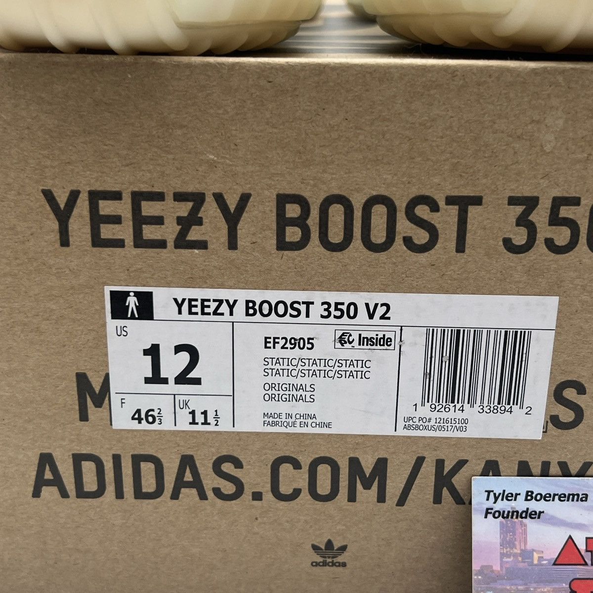 Adidas Yeezy boost 350 static non reflective Size US 12 / EU 45 - 6 Thumbnail