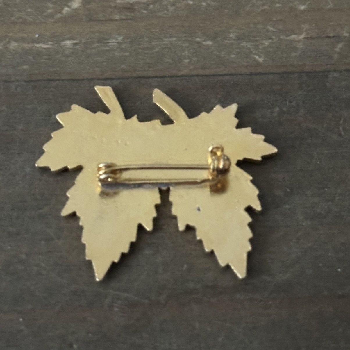 Vintage Vintage Autumn maple leaves brooch Size ONE SIZE - 4 Thumbnail