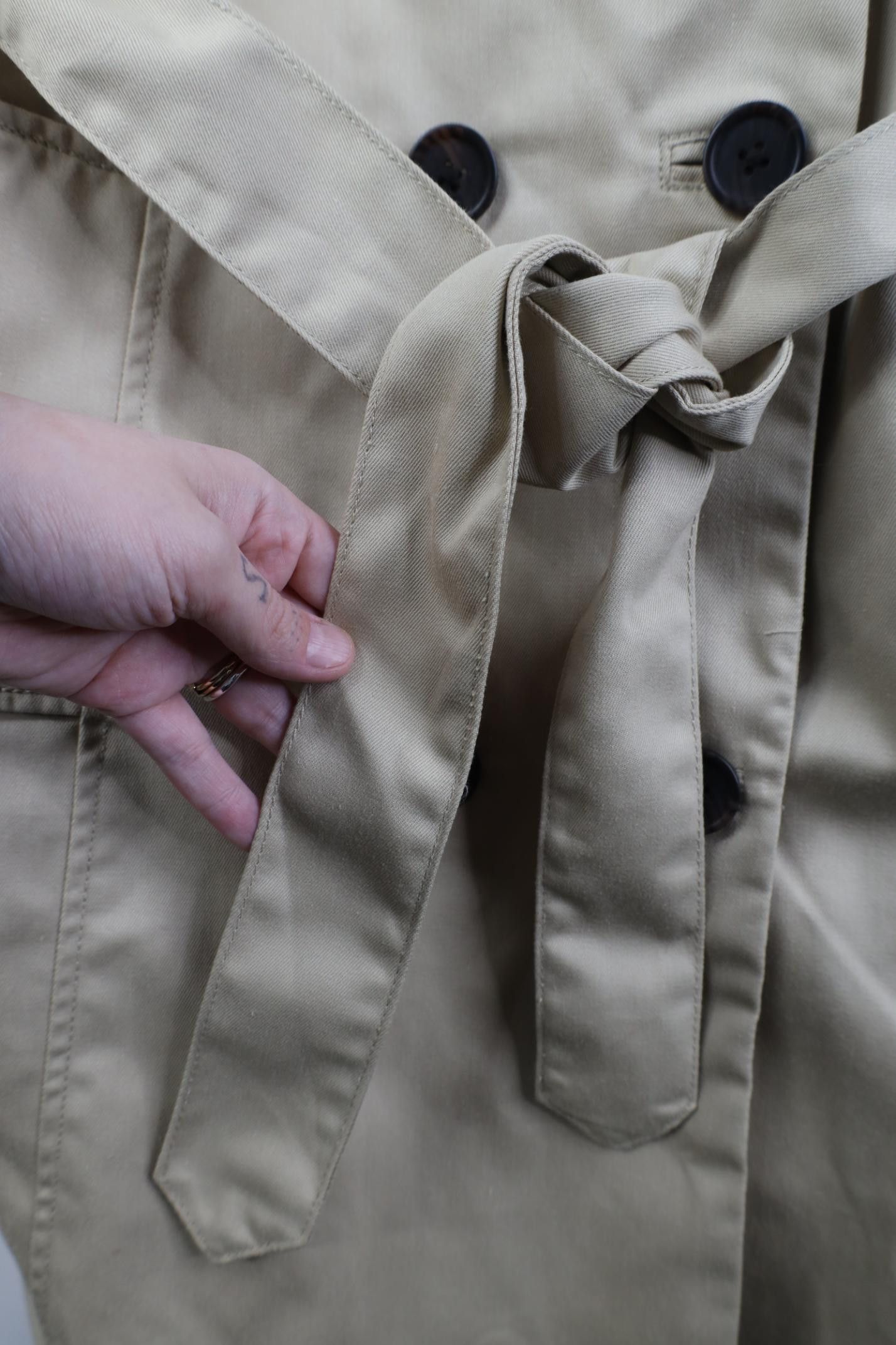 Vintage Vintage Y2K Babydoll Repellant Trench Coat Rain Jacket Size S / US 4 / IT 40 - 5 Thumbnail