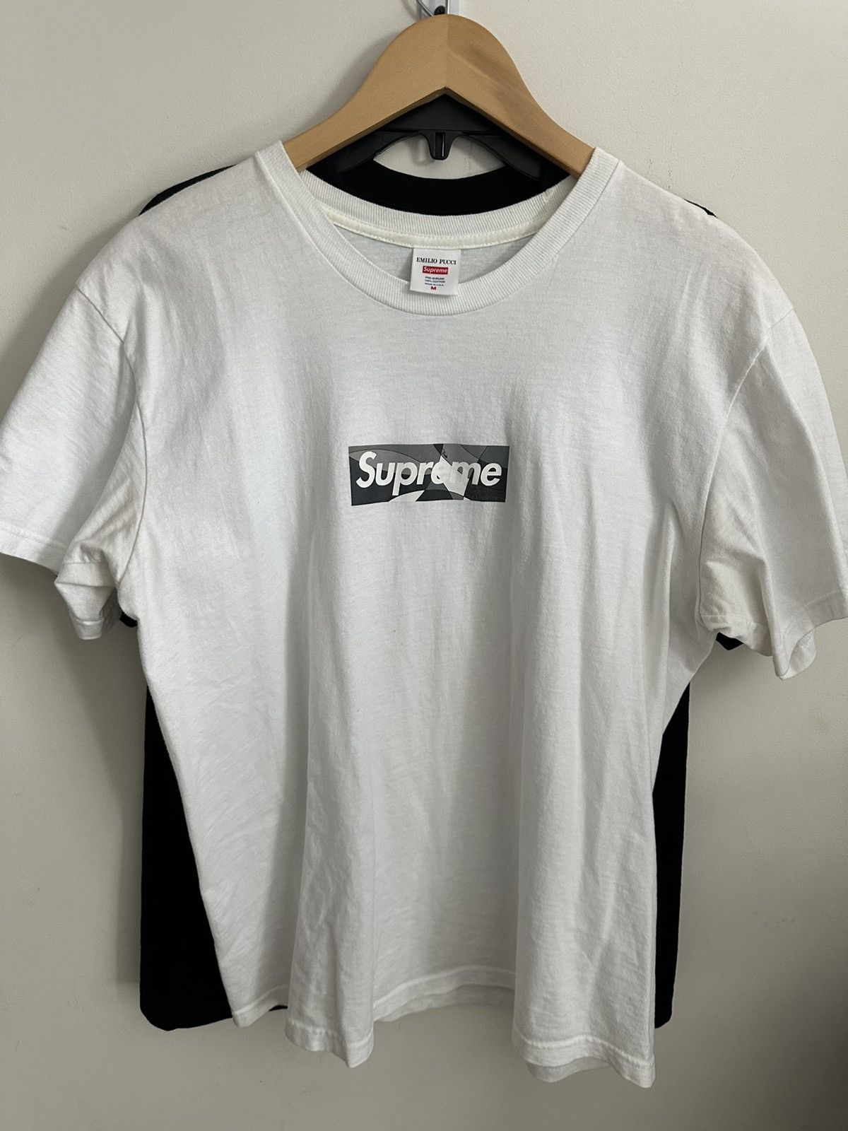 Supreme Supreme Emilio Pucci Box Logo Tee Size Medium | Grailed