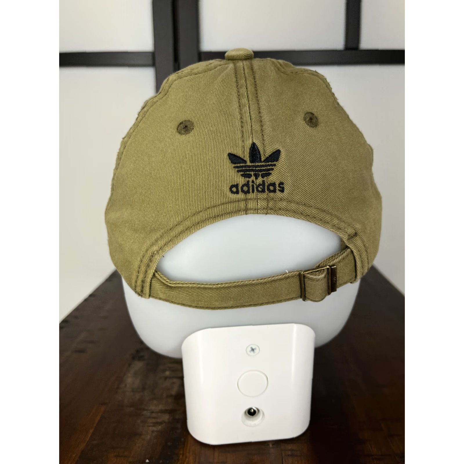Adidas Adidas Hat Cap Strap Back Adult One Size Green 3 Stripes 100% Cotton Twill Size ONE SIZE - 6 Thumbnail