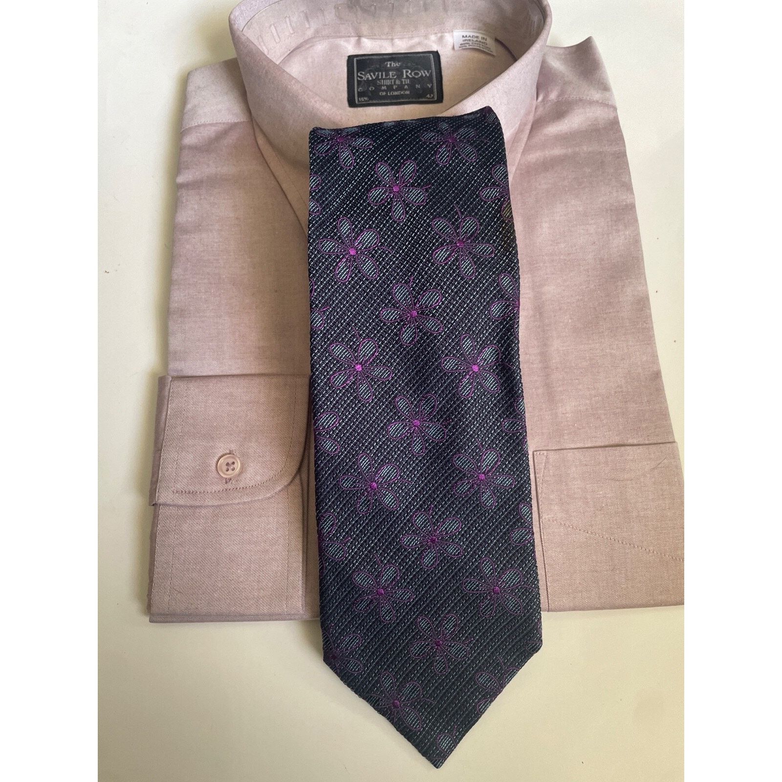 & Other Stories Kolte Italy Blue 100% Silk Men's Neck Tie Size ONE SIZE - 3 Thumbnail