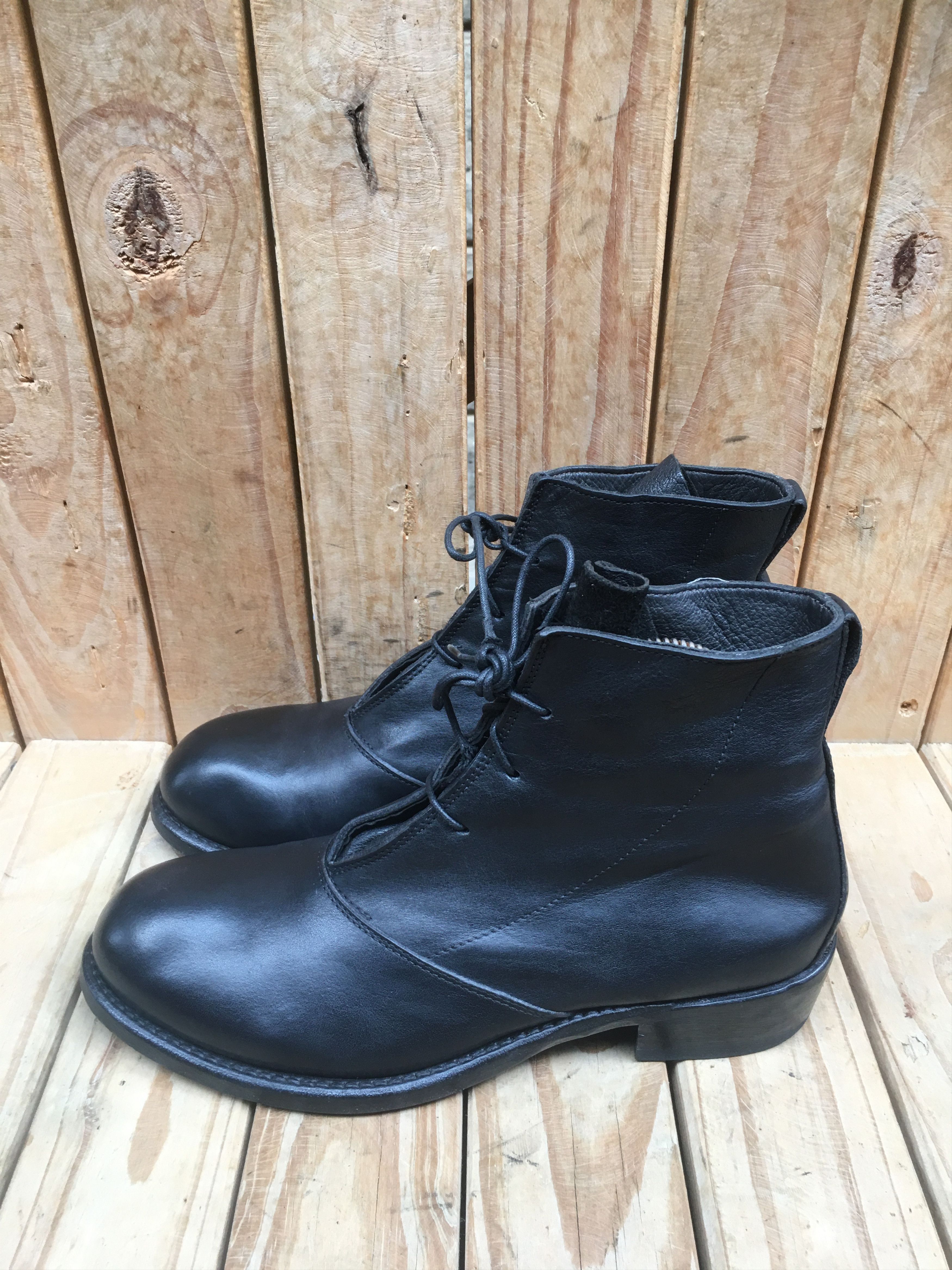 MoMA Moma black Women's leather boots SIZE EUR 40 Size US 10 / IT 40 - 10 Thumbnail