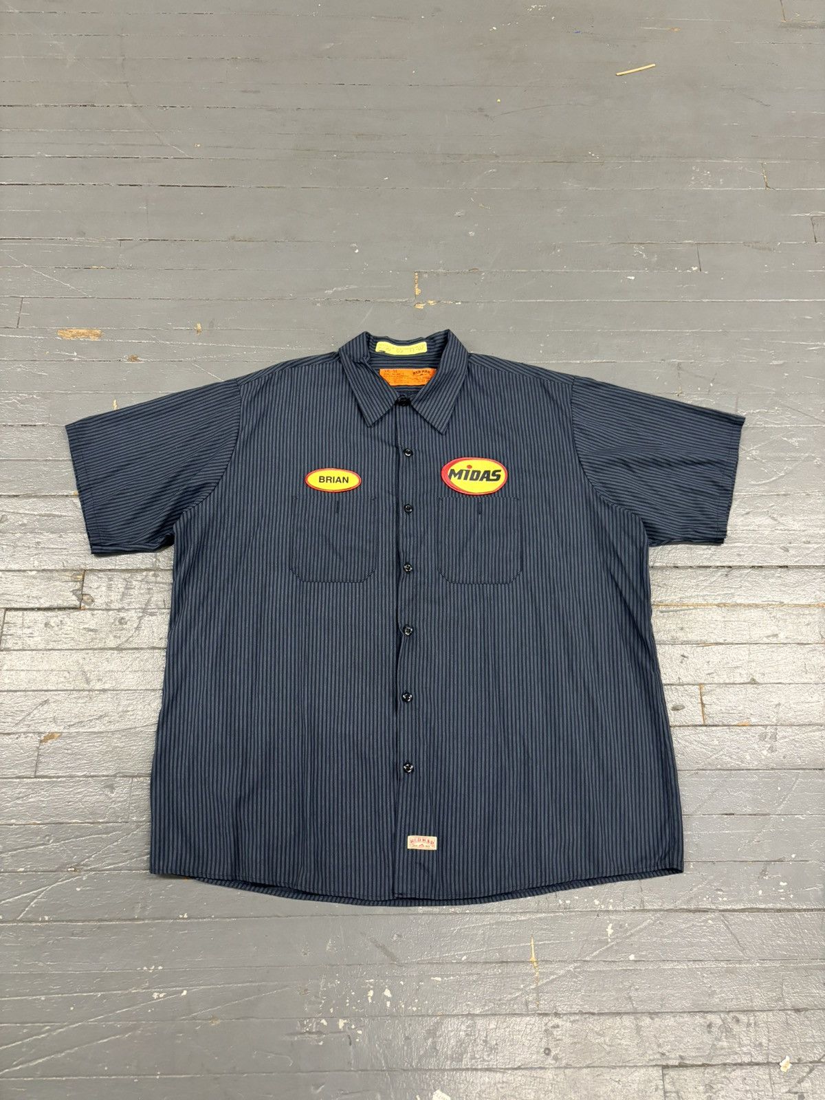 Vintage Vintage Red kap Midas workwear shirt Size US XXL / EU 58 / 5 - 1 Thumbnail
