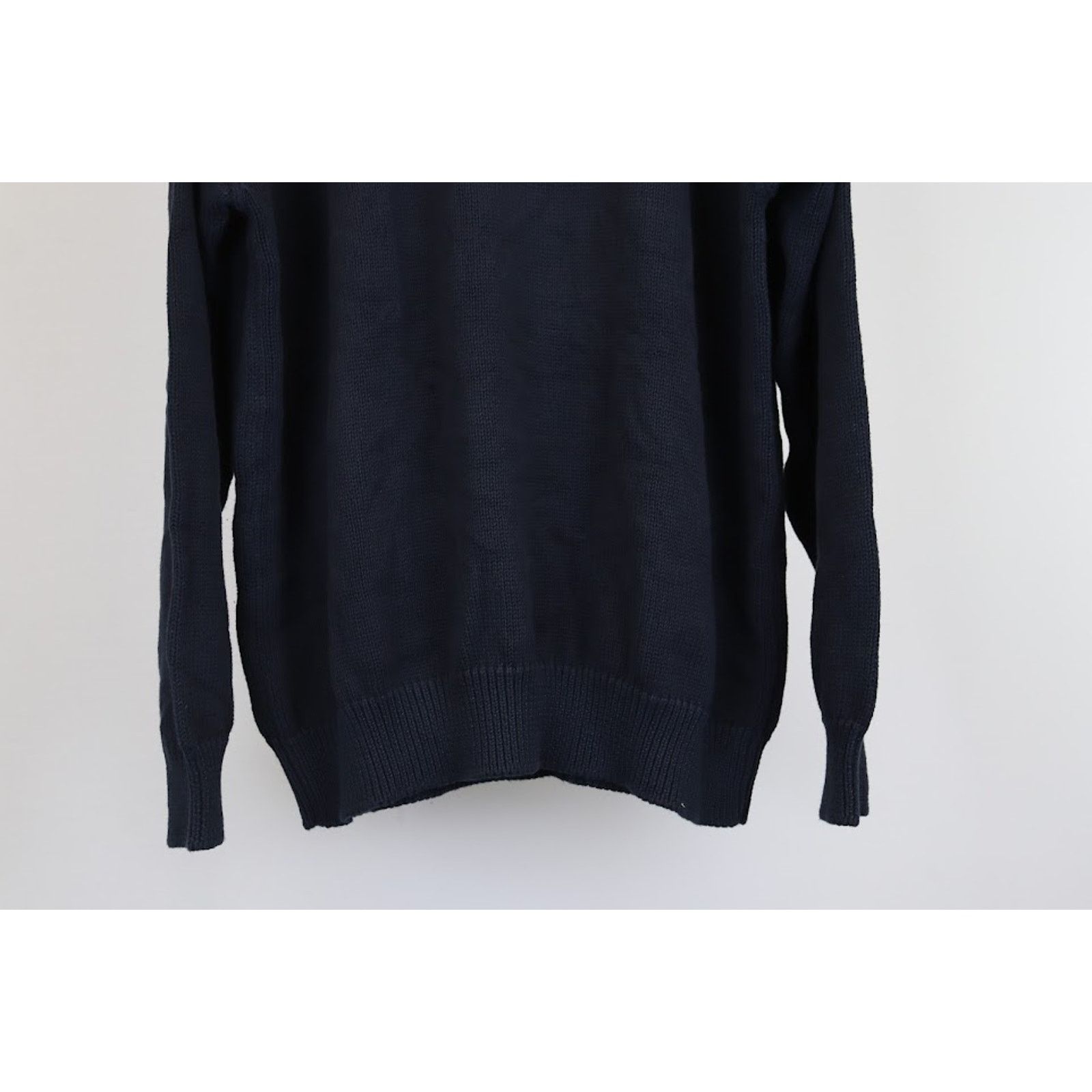 Balenciaga o1rshd1 Sweatshirt in Navy Blue Size US L / EU 52-54 / 3 - 5 Thumbnail