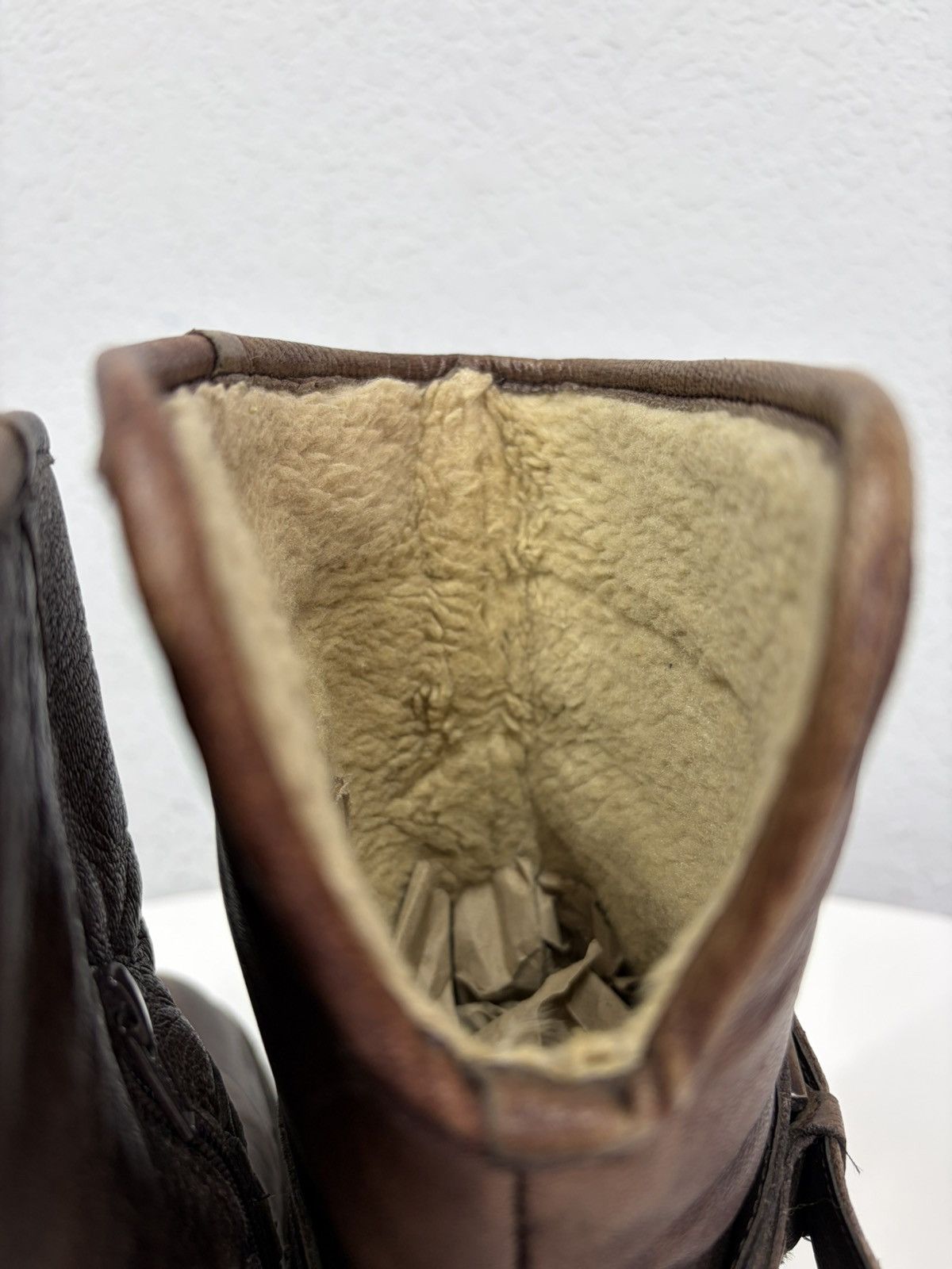 A.S.98 Vintage Like Maison Margiela Belted Leather Biker Boots 00s Size US 8 / EU 41 - 19 Thumbnail