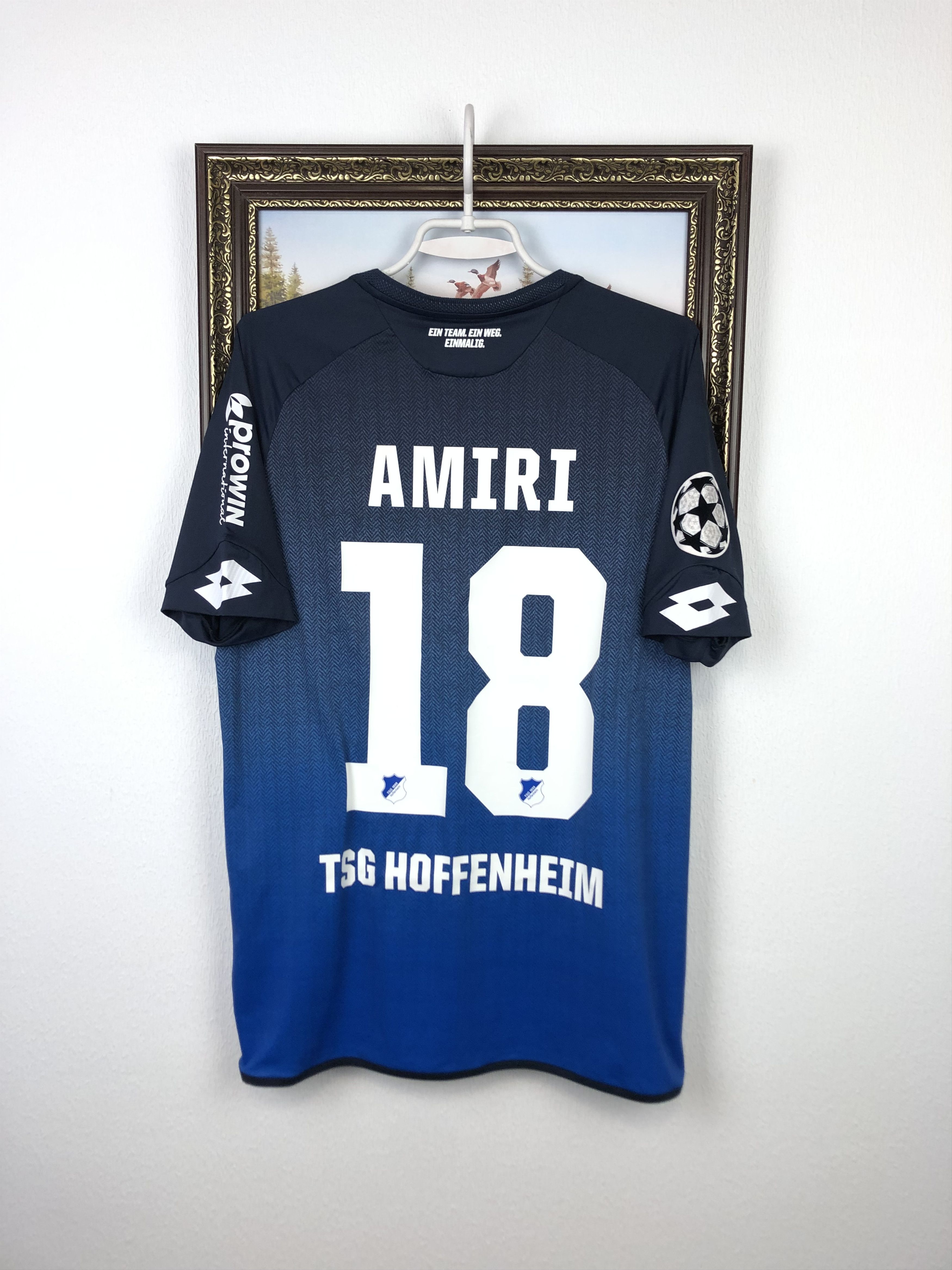 Lotto Sport 1899 Hoffenheim football shirt 2018 Soccer #18 Amiri Jersey Size US M / EU 48-50 / 2 - 1 Thumbnail